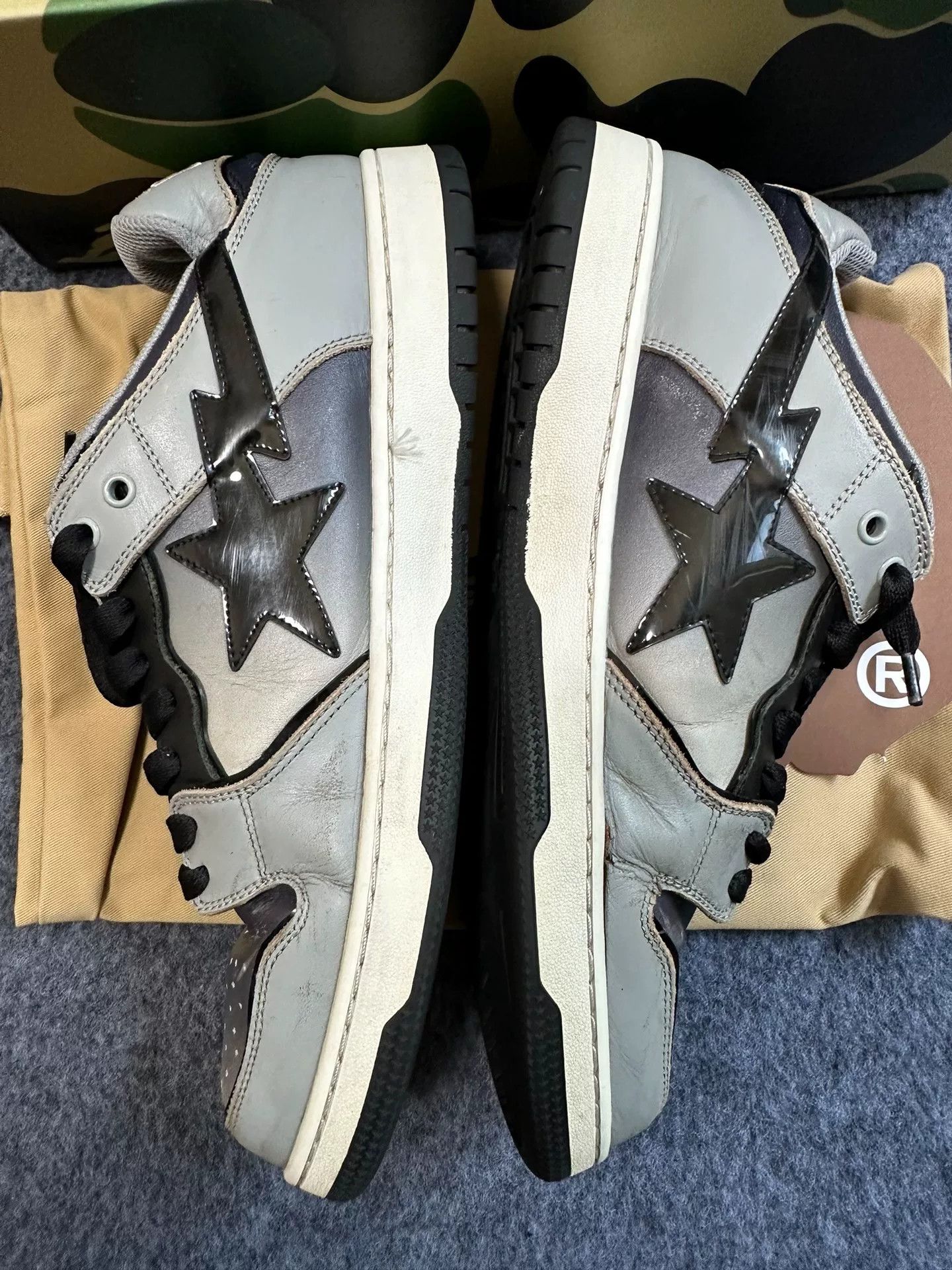 Bape Bape Ta Multi Glow Shoes Low Top Size US 13 / EU 46 - 2 Thumbnail