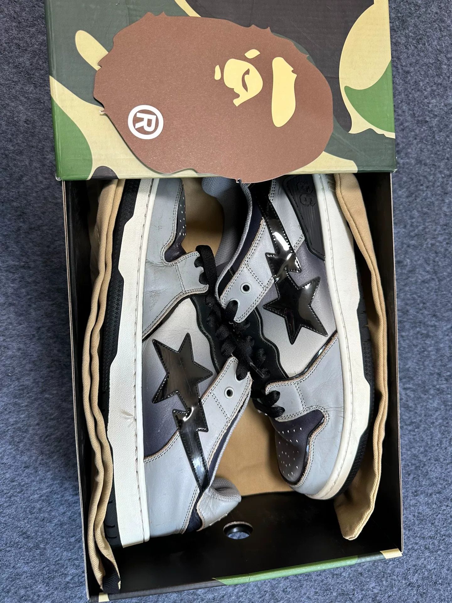 Bape Bape Ta Multi Glow Shoes Low Top Size US 13 / EU 46 - 9 Thumbnail