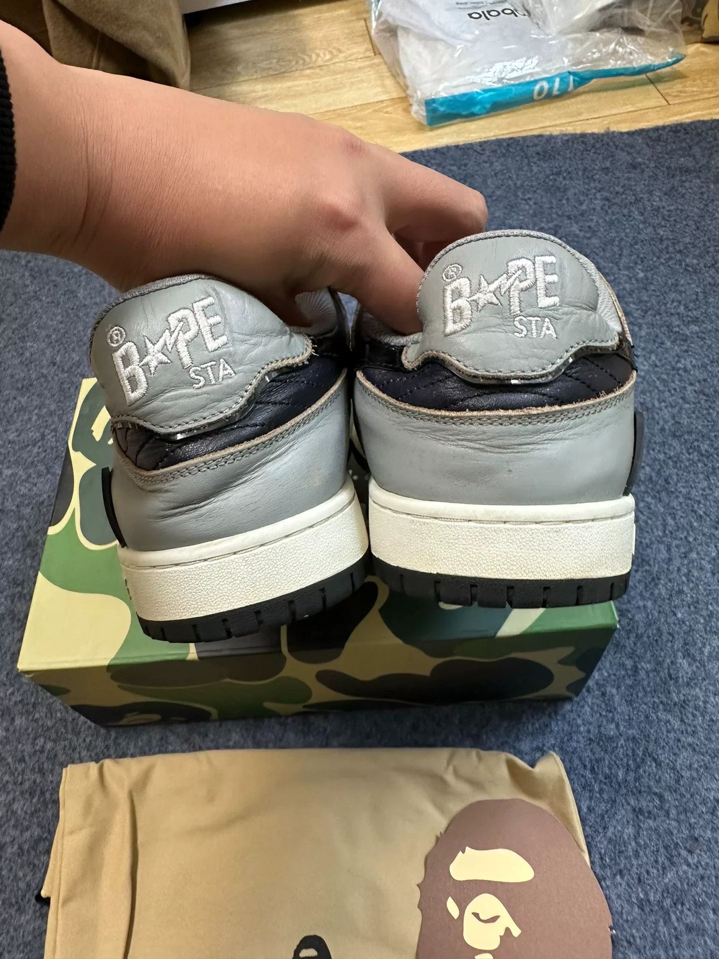 Bape Bape Ta Multi Glow Shoes Low Top Size US 13 / EU 46 - 5 Thumbnail