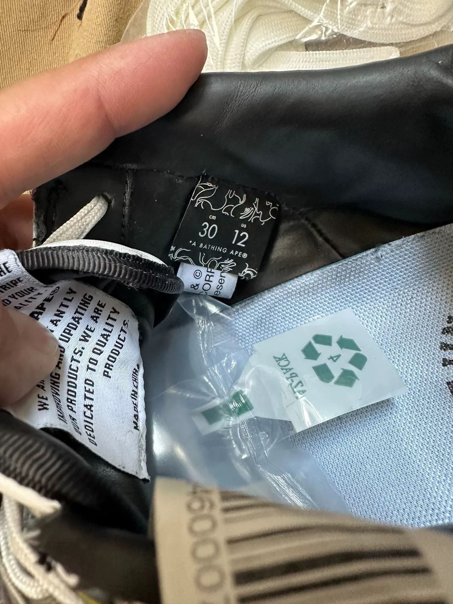 Bape Bape Multi Shark Triple Collab Size US 13 / EU 46 - 6 Thumbnail