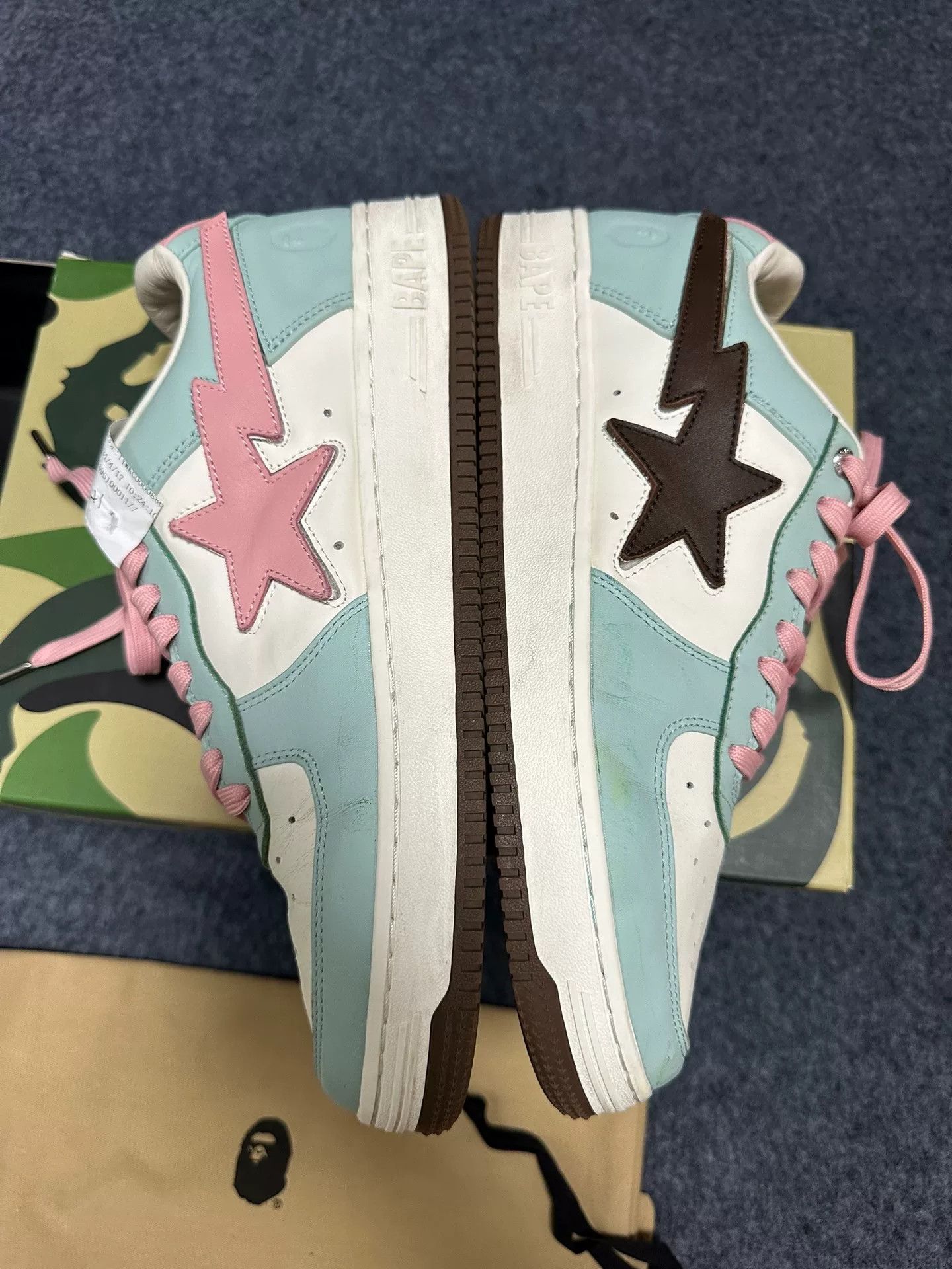 Bape Bape Ta Multi Glow Velcro Designer Size US 13 / EU 46 - 3 Thumbnail