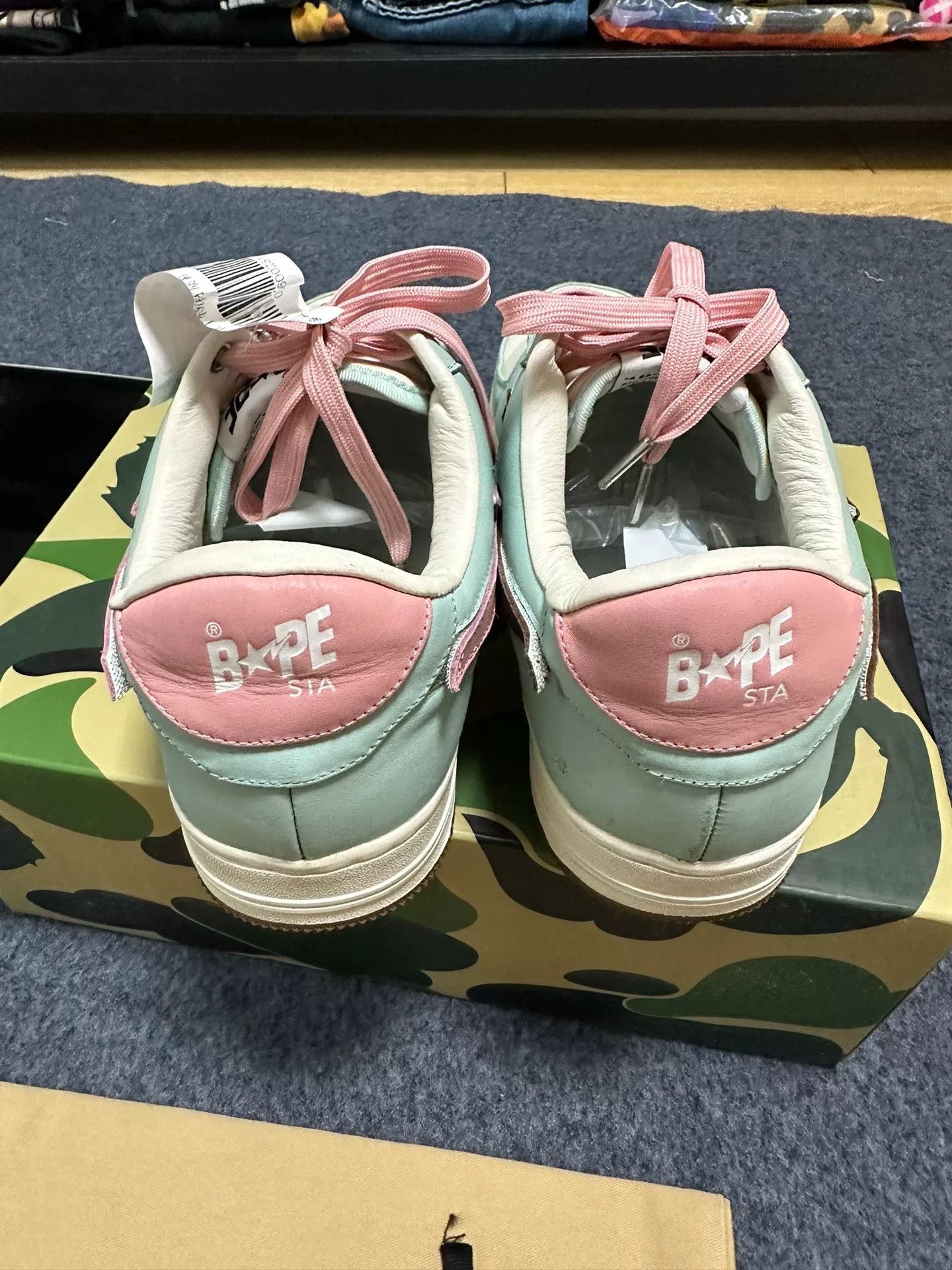 Bape Bape Ta Multi Glow Velcro Designer Size US 13 / EU 46 - 4 Thumbnail