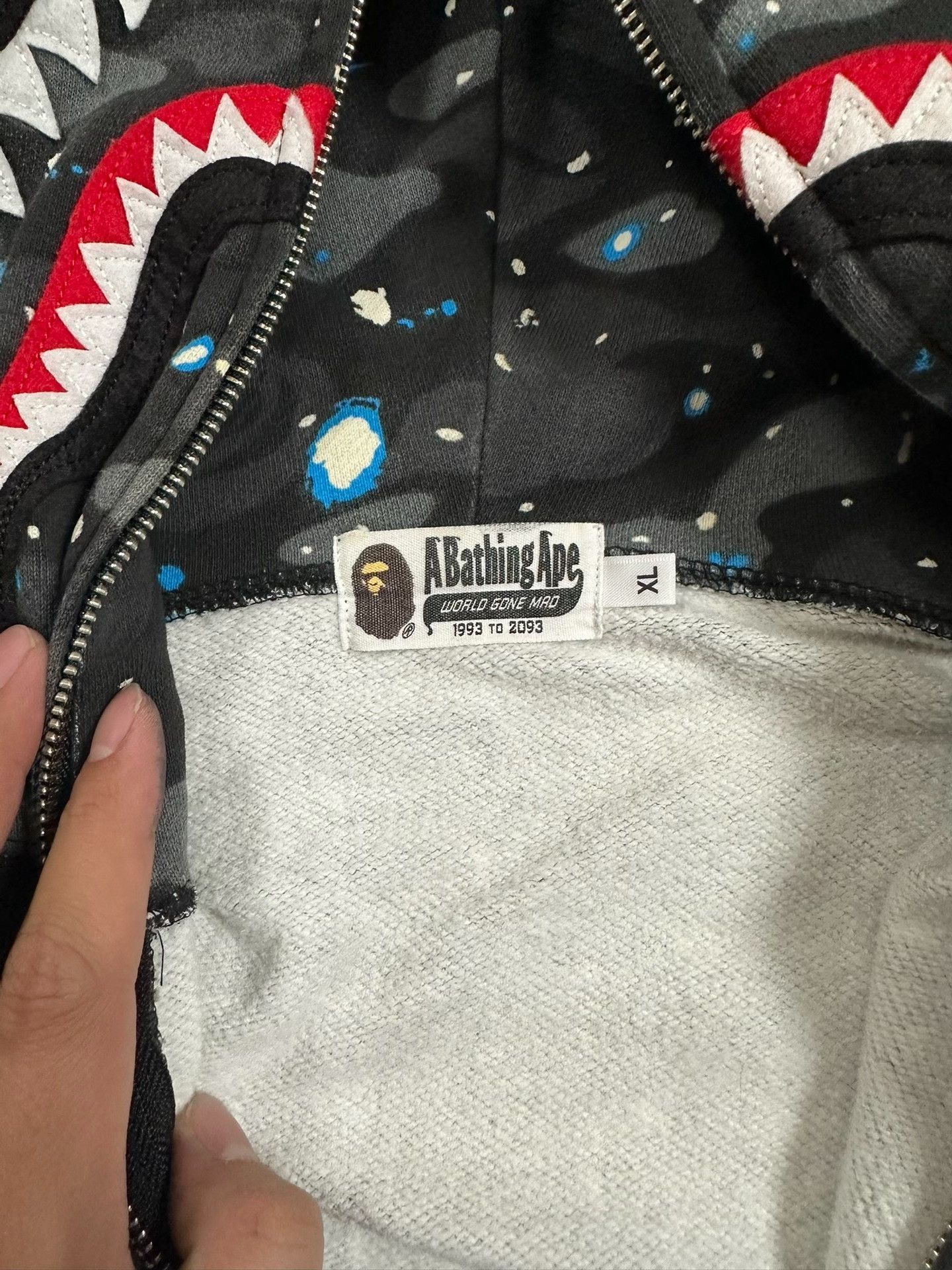 Bape Bape Multi Shark Sweatshirt Pullover Size US XL / EU 56 / 4 - 4 Thumbnail