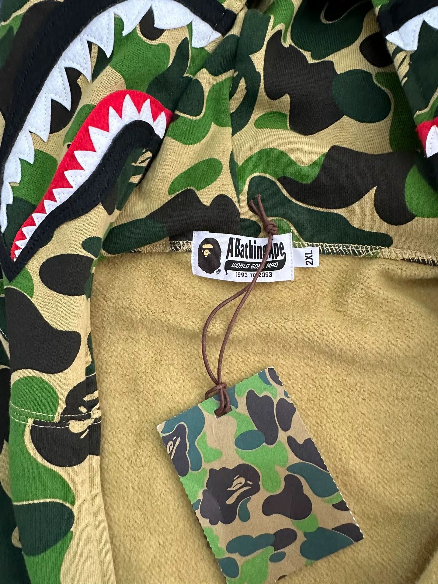 Bape Bape X Multi Shark Sweatshirt Pullover Size US XXL / EU 58 / 5 - 5 Thumbnail