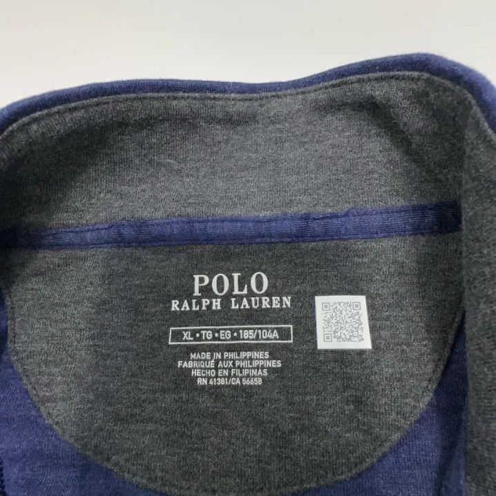 Polo Ralph Lauren Polo Ralph Lauren Embroidered Logo Half-Zip Sweatshirt Size US XL / EU 56 / 4 - 4 Thumbnail