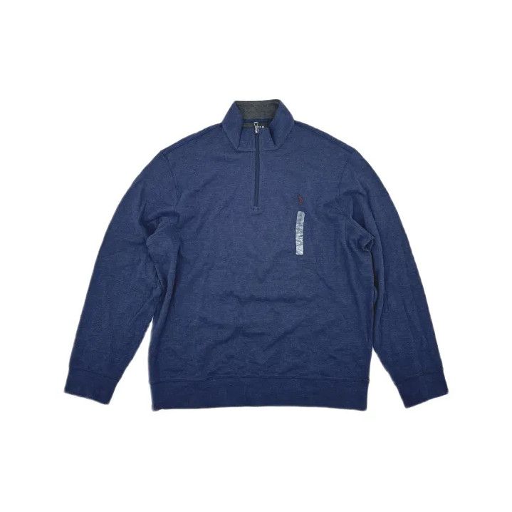 Polo Ralph Lauren Polo Ralph Lauren Embroidered Logo Half-Zip Sweatshirt Size US XL / EU 56 / 4 - 2 Thumbnail