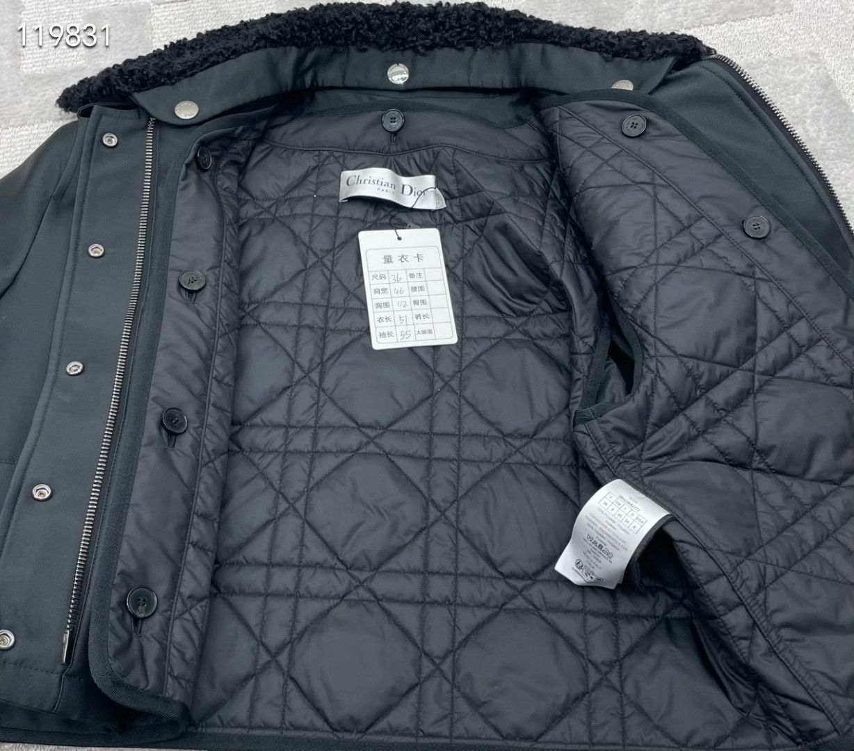 Dior Dior Two-Piece Utility Cotton Jacket Size XS / US 0-2 / IT 36-38 - 4 Thumbnail