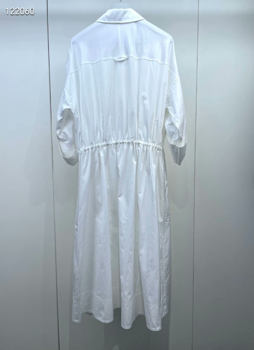 Hermes Hermes White Drawstring Dress Size XXS / US 00 / IT 34 - 2 Thumbnail