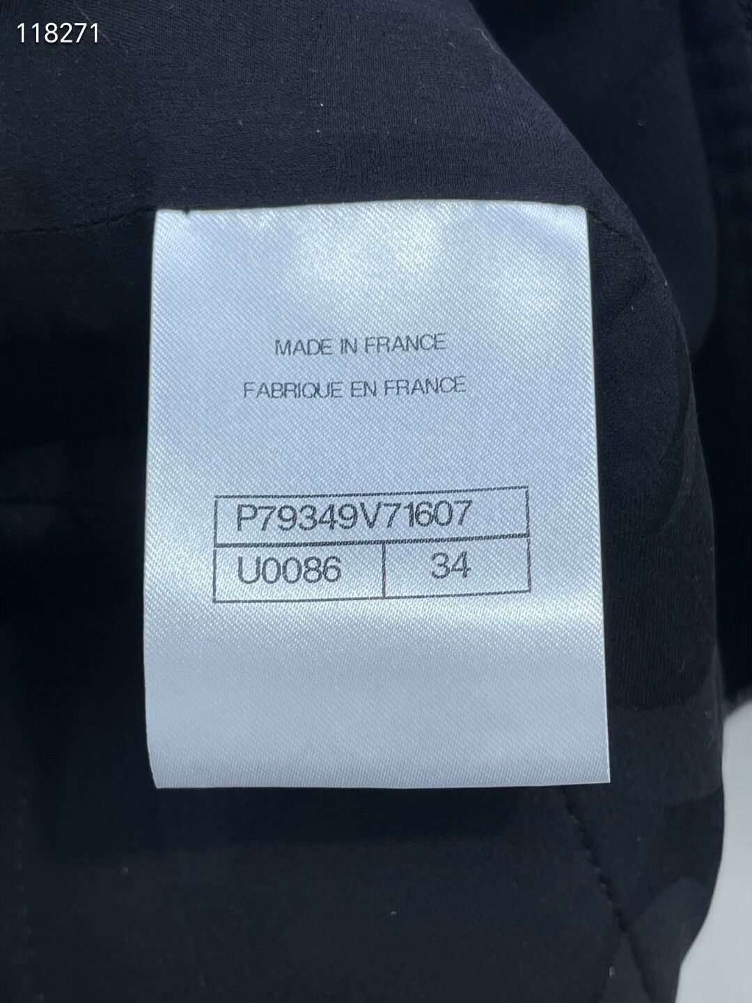 Chanel Chanel 25S Black Shimmer Jacket Size XXS / US 00 / IT 34 - 6 Thumbnail