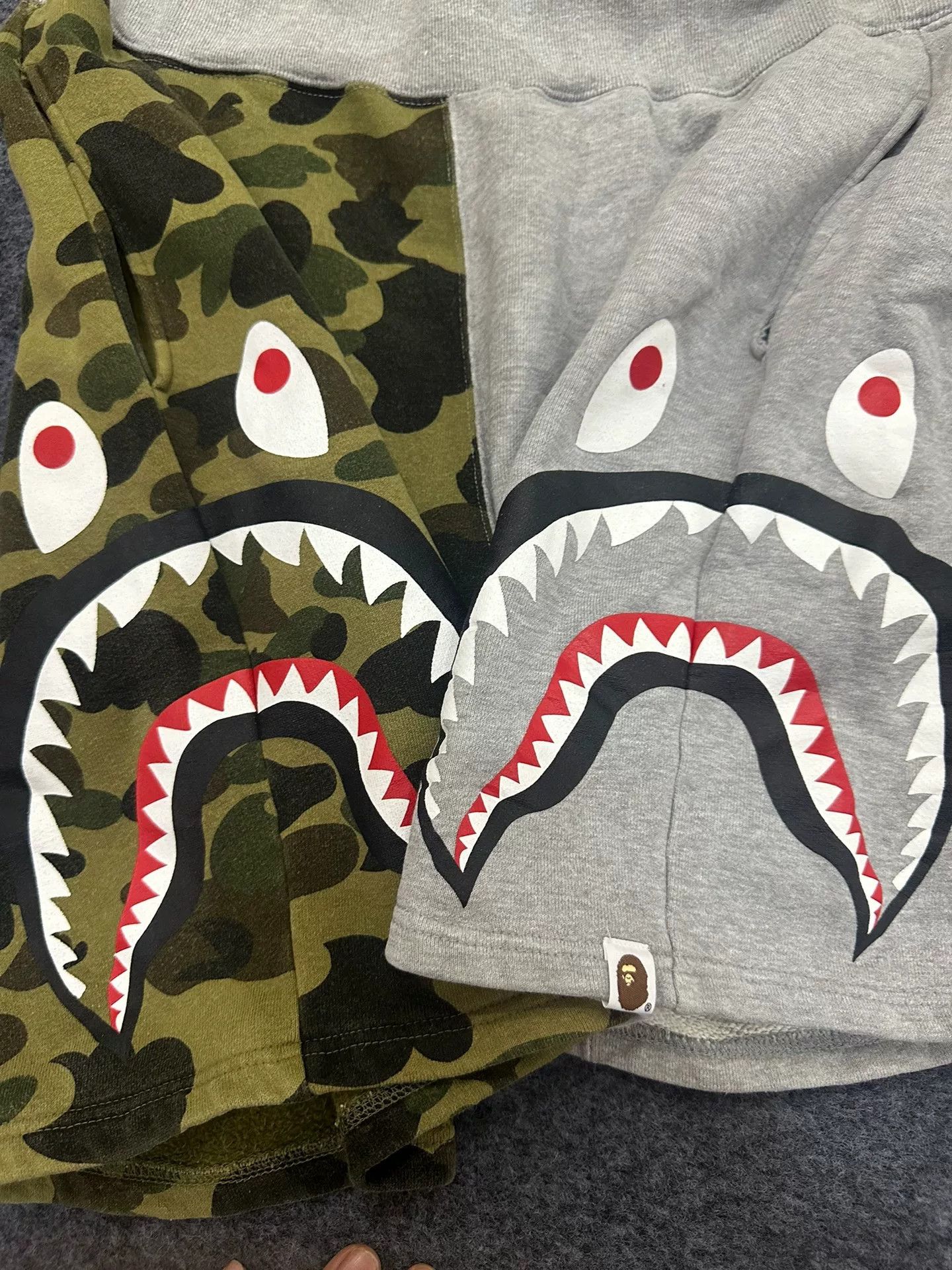 Bape Bape Multi Shark Shorts Designer Size US 34 / EU 50 - 3 Thumbnail