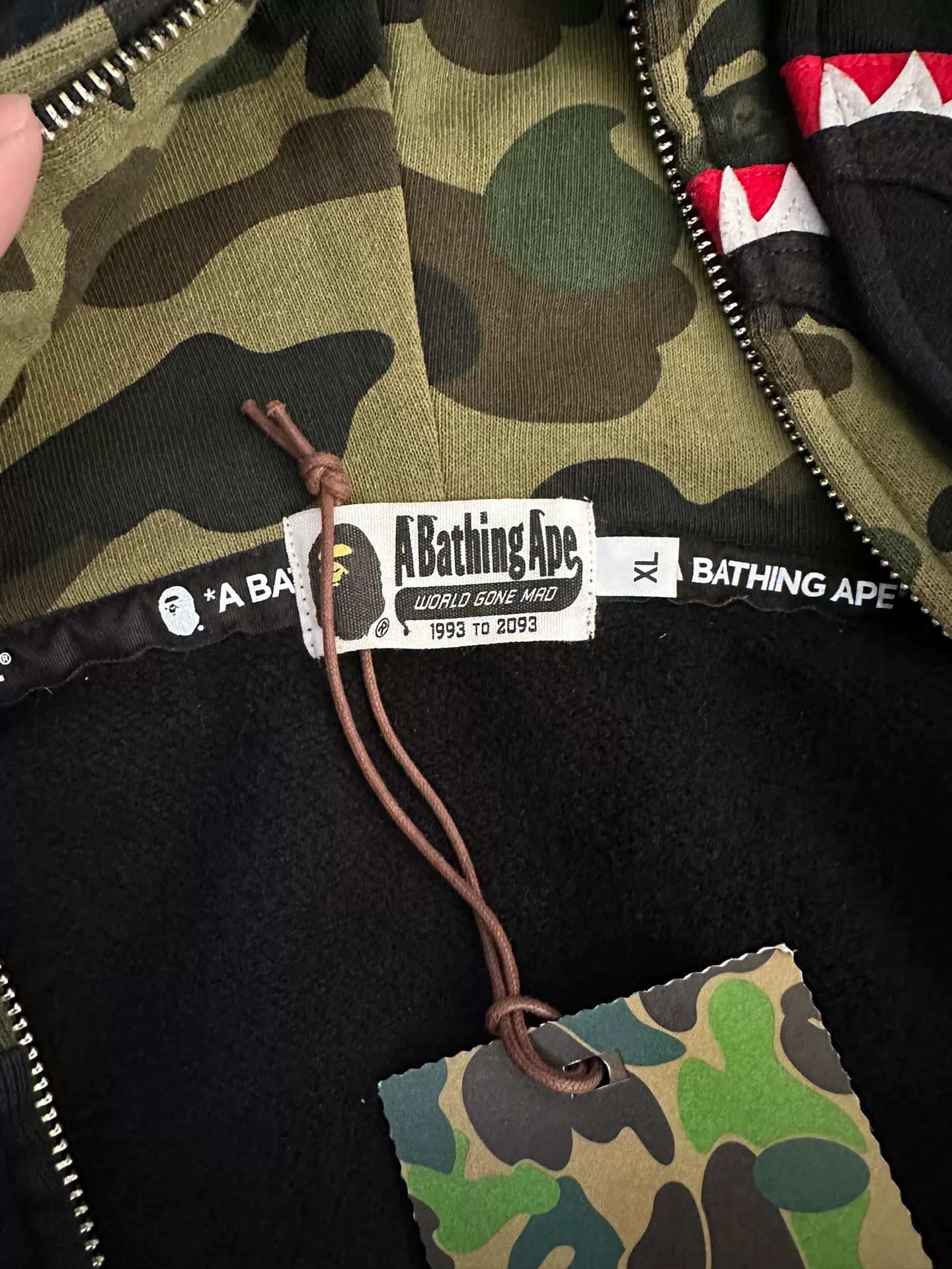 Bape Bape Multi Shark Sweatshirt Pullover Size US XL / EU 56 / 4 - 6 Thumbnail