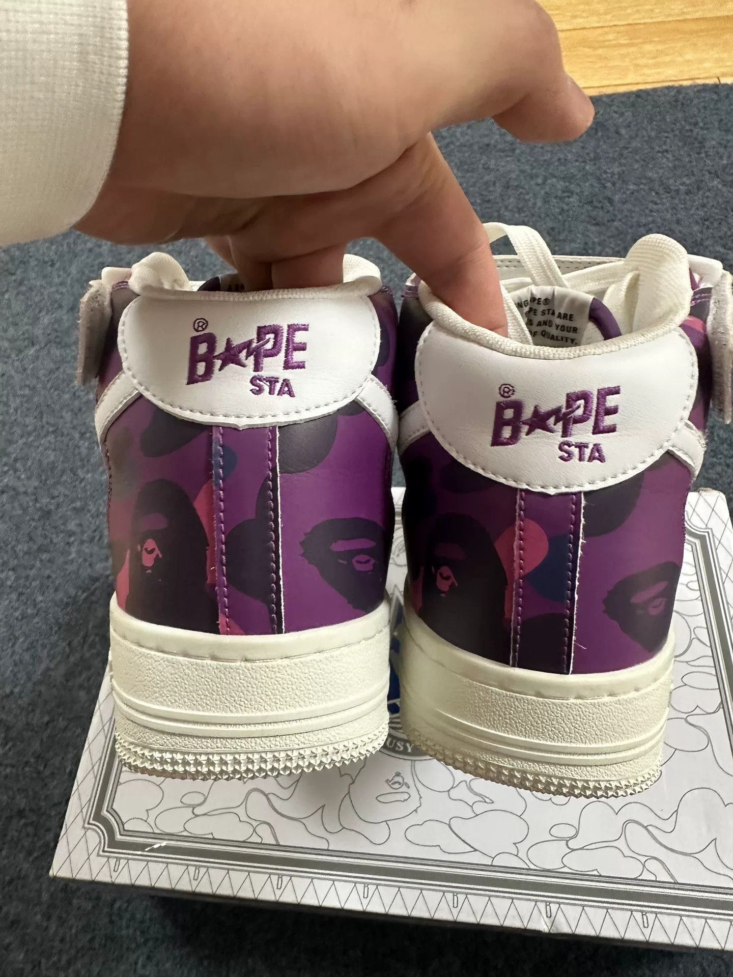 Bape Bape Ta Multi Shark Shoes Low Top Size US 10 / EU 43 - 4 Thumbnail