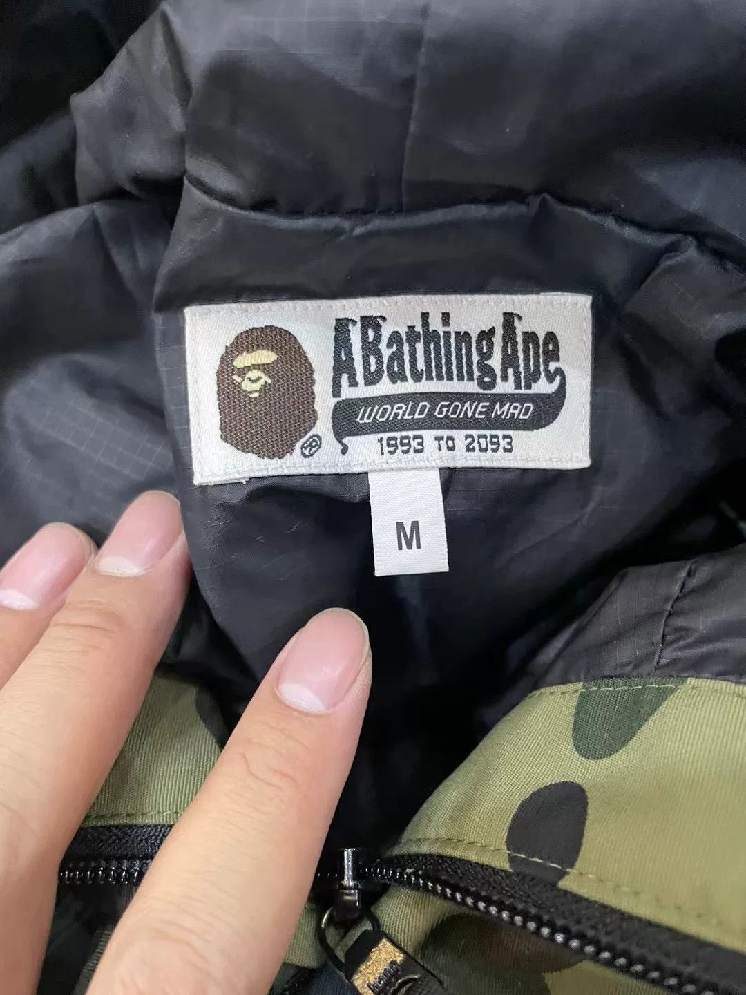 Bape Bape Green Camo Jacket Outerwear Size US M / EU 48-50 / 2 - 2 Thumbnail
