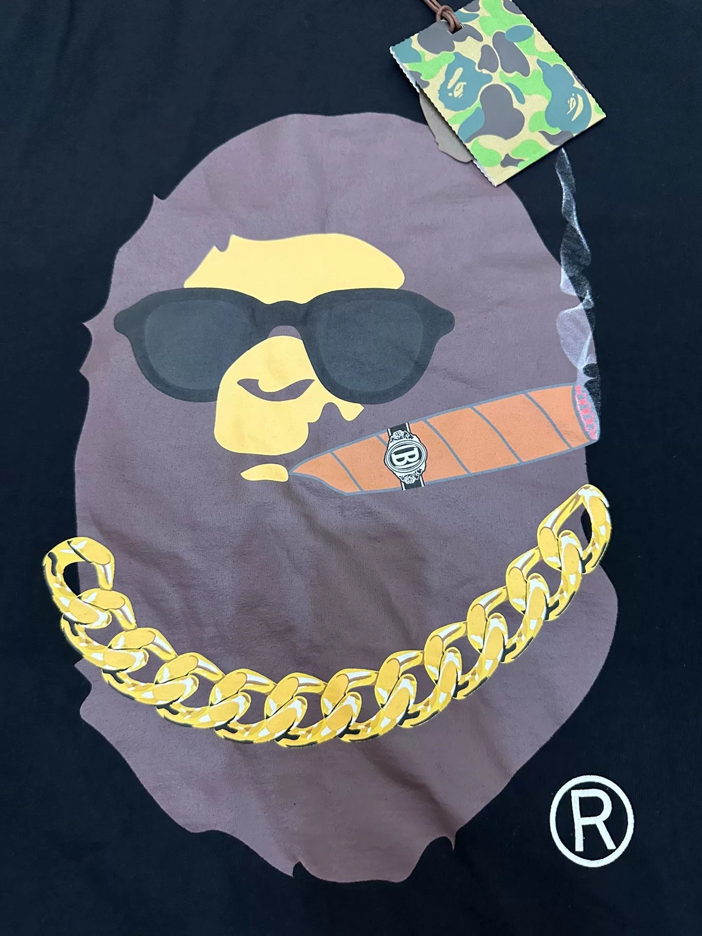 Bape Bape T Multi Glow T-Shirt Casual Size US XXL / EU 58 / 5 - 2 Thumbnail