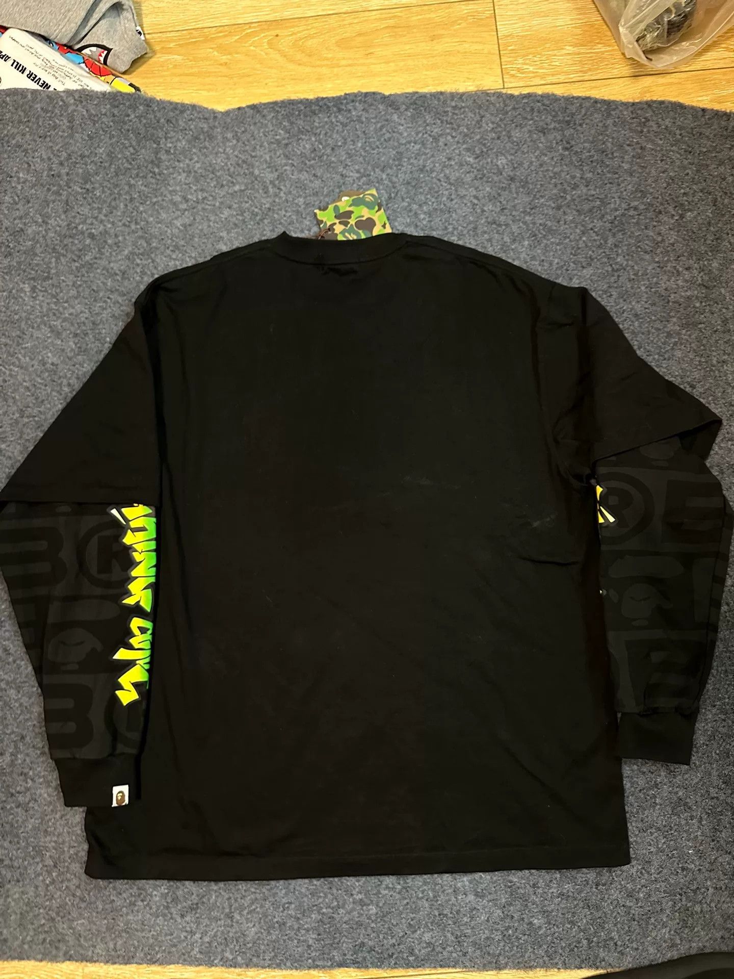 Bape Bape Ux Port Pattern Multi Shark Sweatshirt Size US XXL / EU 58 / 5 - 2 Thumbnail