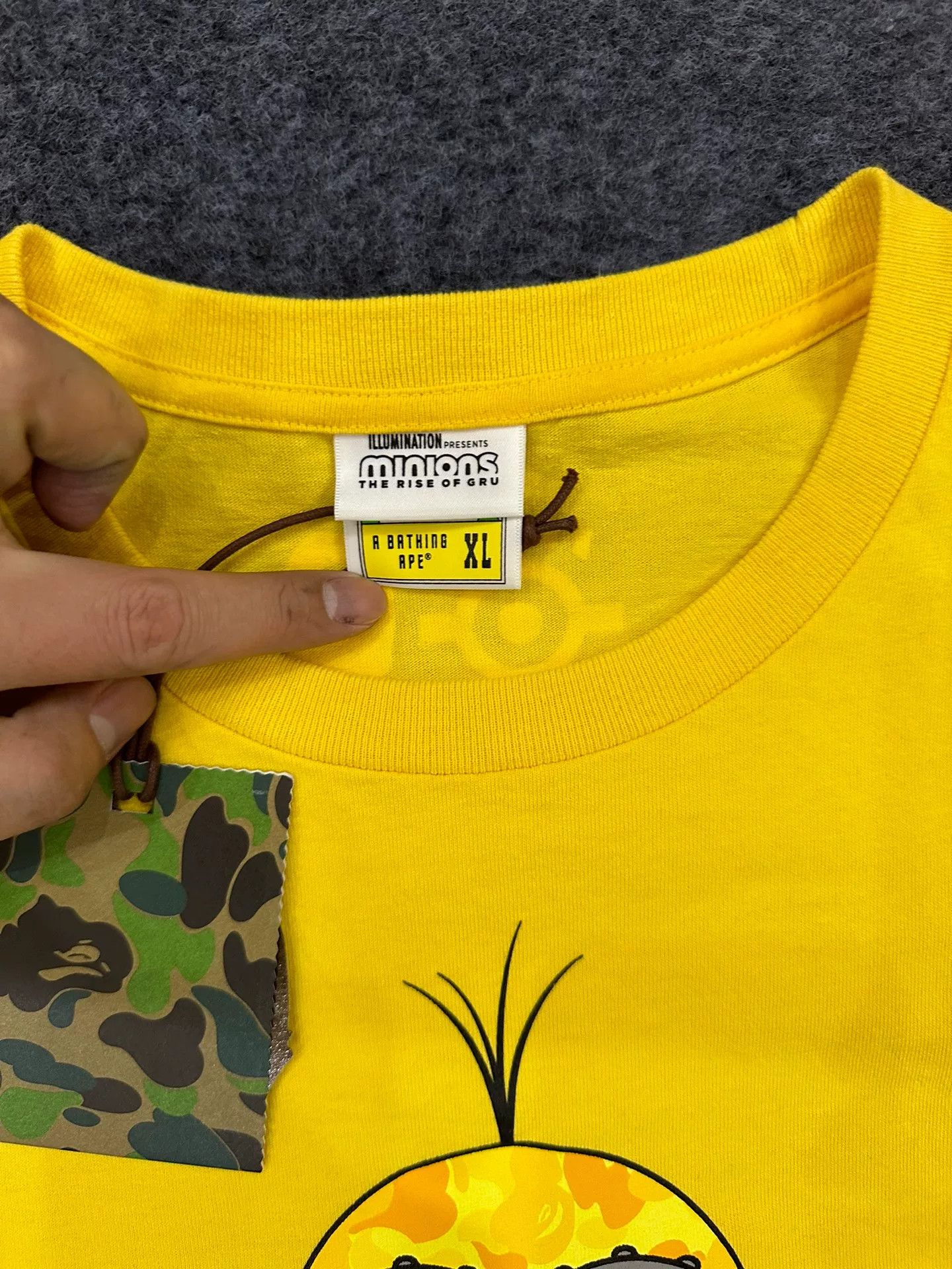 Bape Bape T Multi Glow T-Shirt Casual Size US XL / EU 56 / 4 - 4 Thumbnail