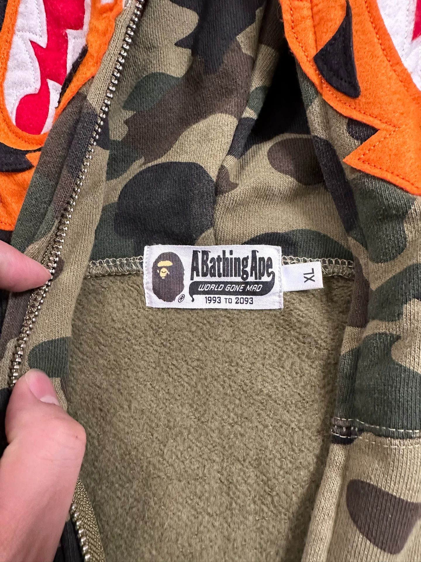 Bape Bape Multi Shark Sweatshirt Pullover Size US XL / EU 56 / 4 - 4 Thumbnail