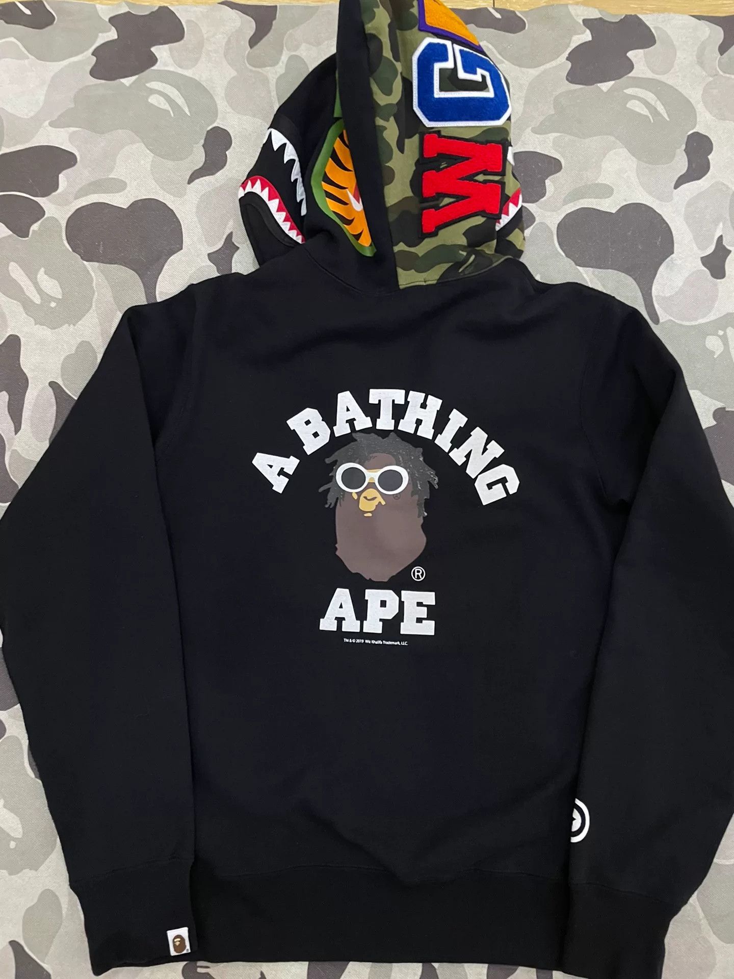 Bape Bape Shark Sweatshirt Pullover Size US L / EU 52-54 / 3 - 2 Thumbnail