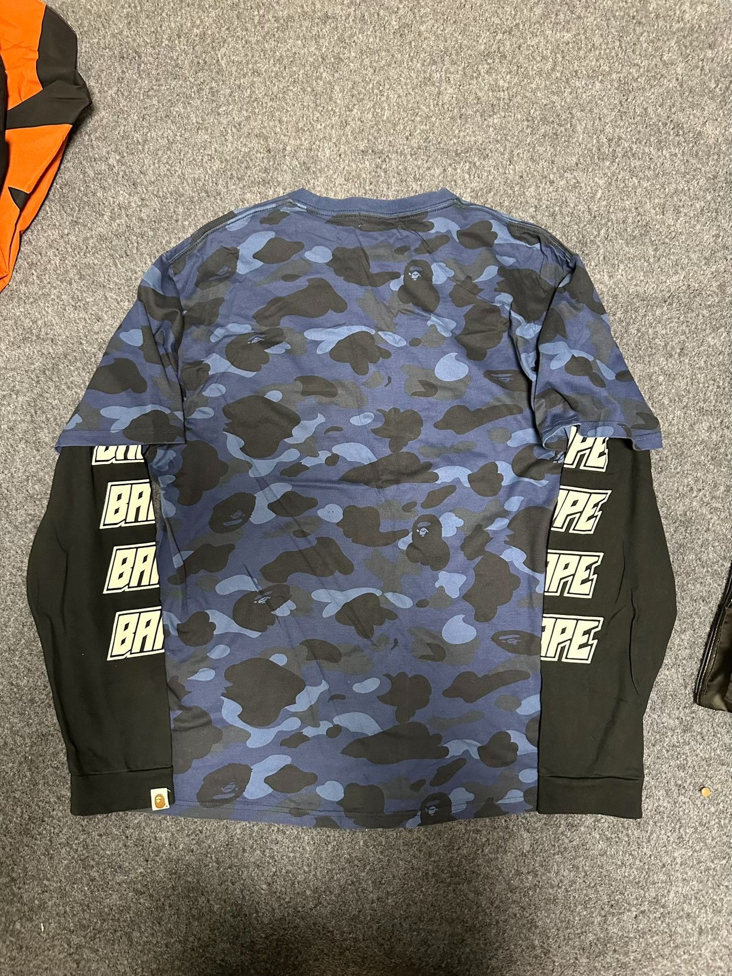 Bape Bape T Multi Shark Long Sleeve Tee Size US XXL / EU 58 / 5 - 2 Thumbnail