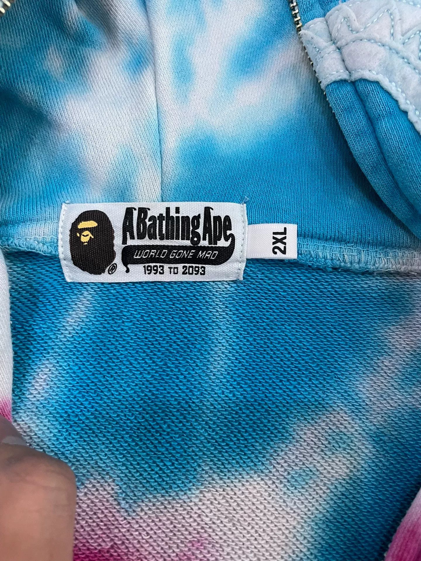 Bape Bape X Multi Shark Sweatshirt Pullover Size US XXL / EU 58 / 5 - 4 Thumbnail