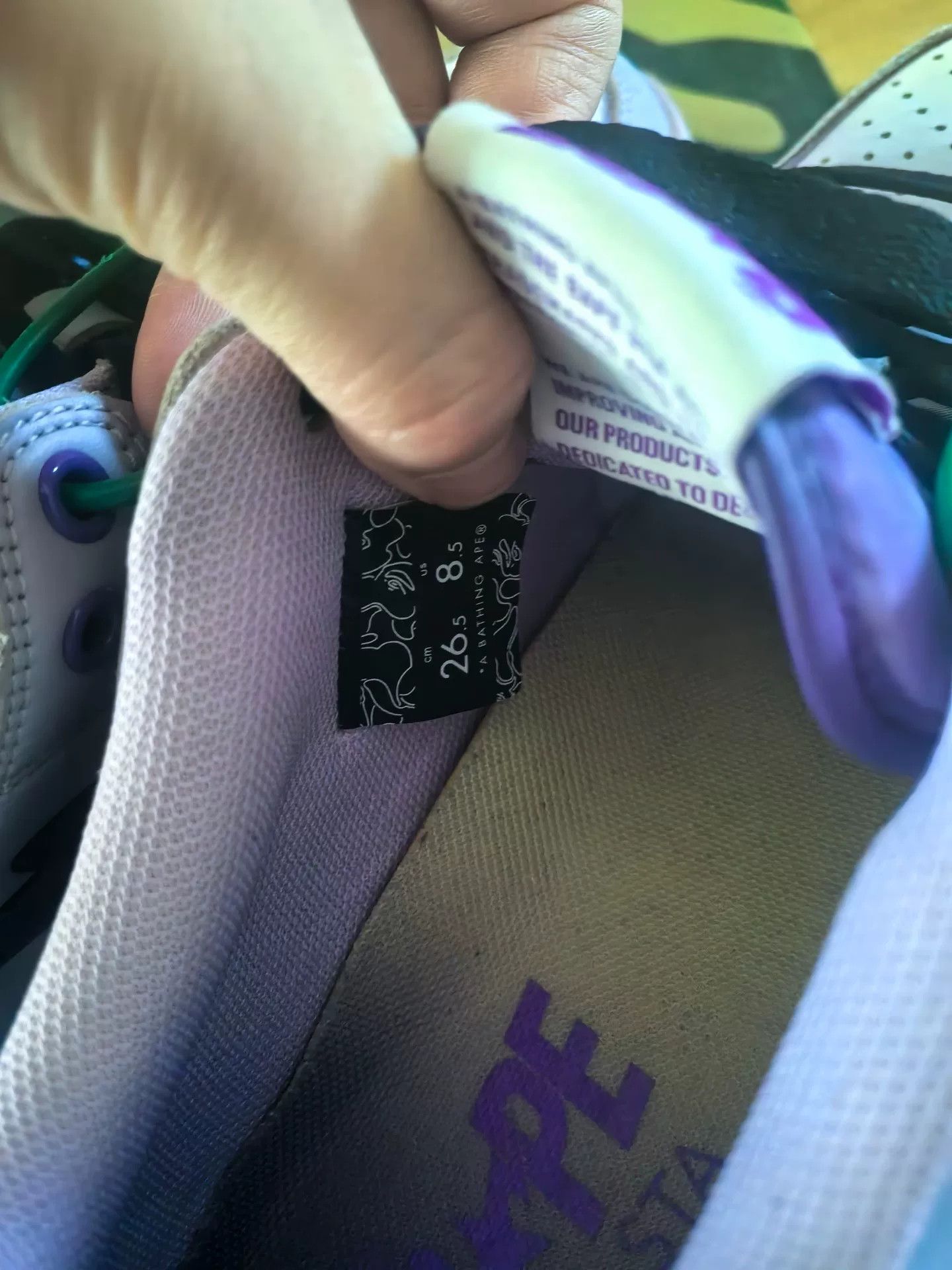 Bape Bape Ta Multi Shark Collab Designer Size US 9 / EU 42 - 4 Thumbnail