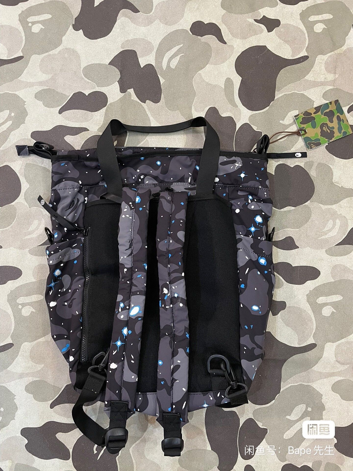Bape Bape Shark Backpack Designer Casual Size ONE SIZE - 2 Thumbnail