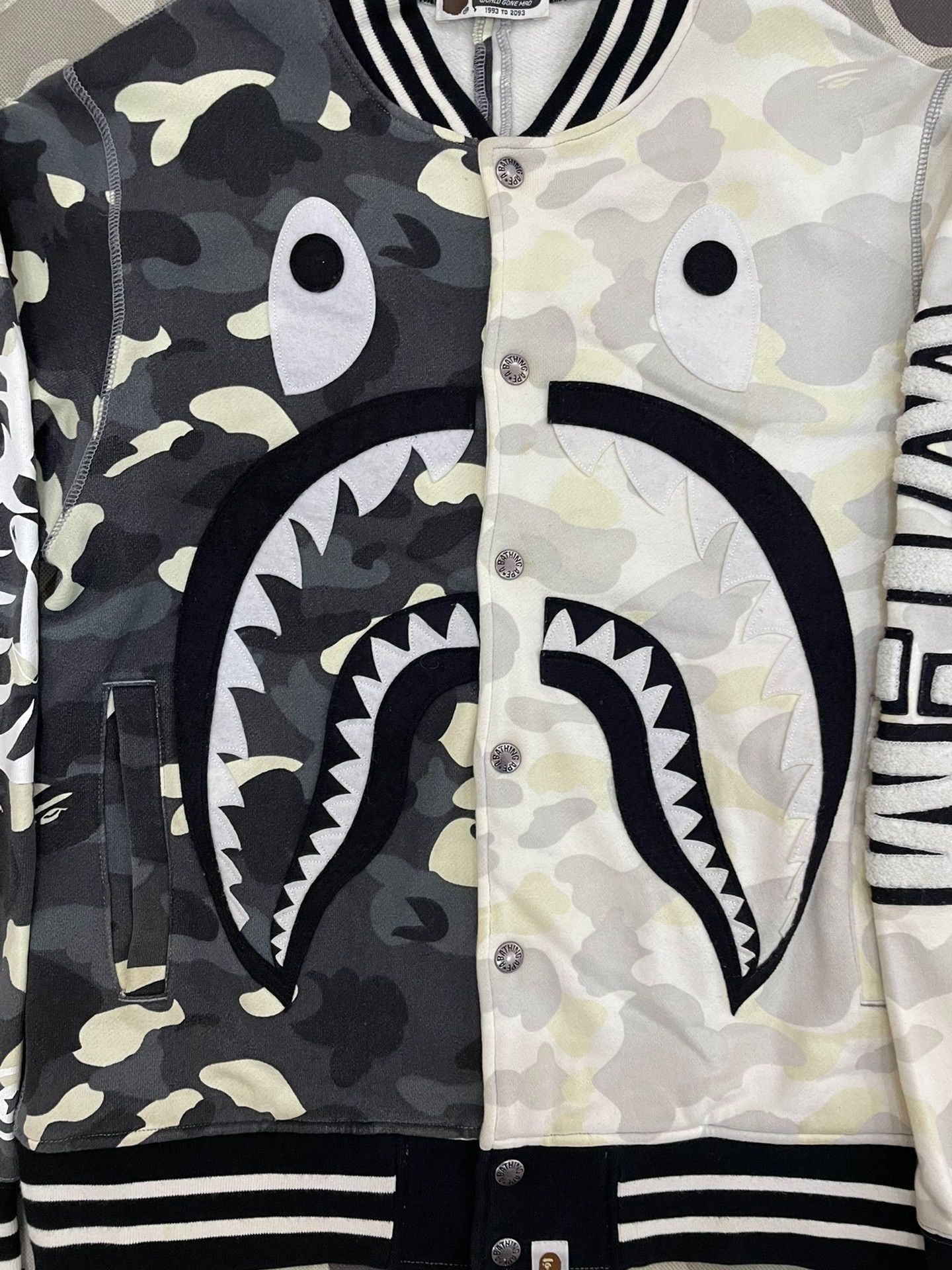 Bape Bape Shark Jacket Outerwear Casual Size US L / EU 52-54 / 3 - 3 Thumbnail