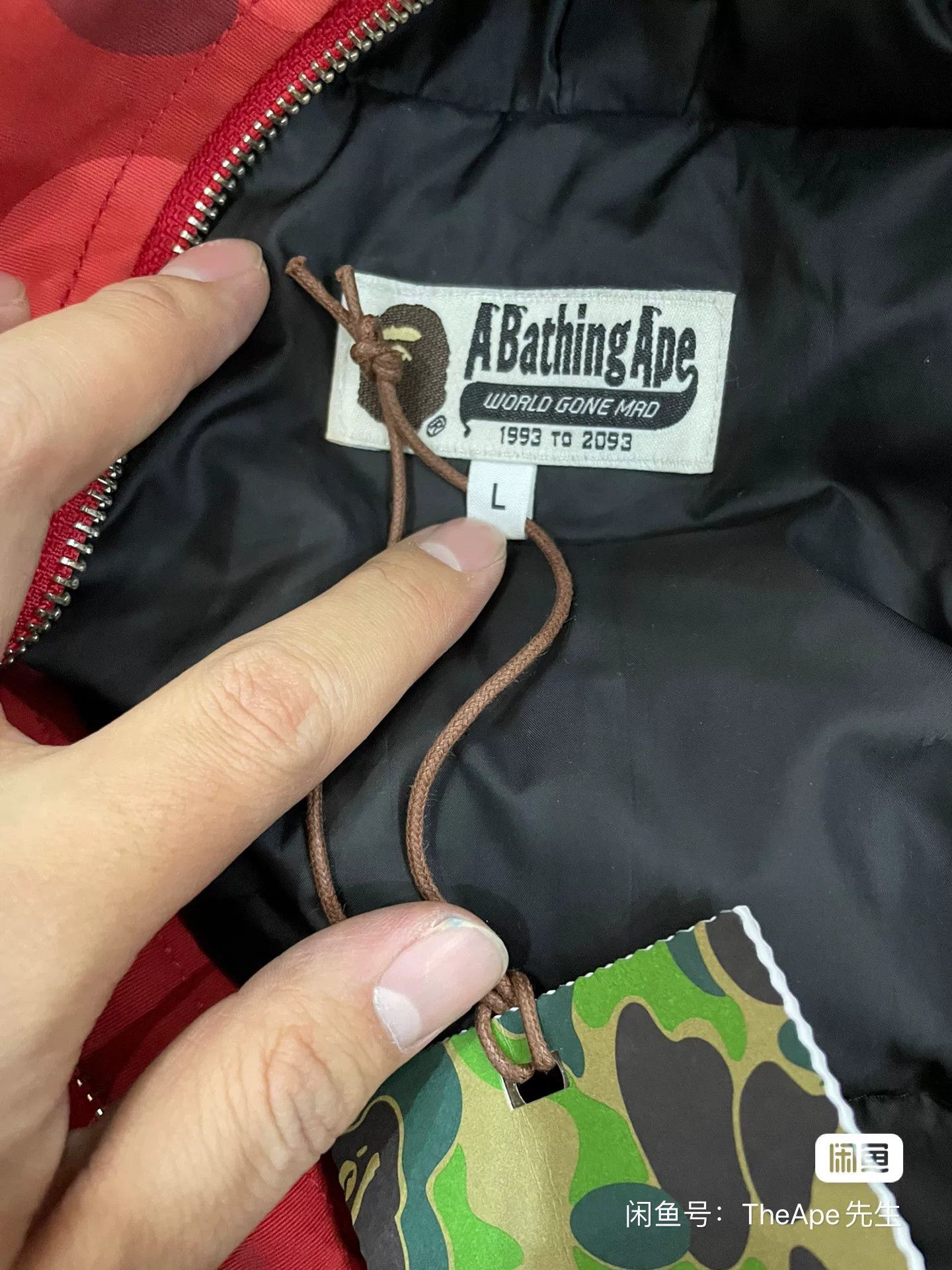 Bape Bape Red Shark Denim Designer Casual Size US 34 / EU 50 - 5 Thumbnail