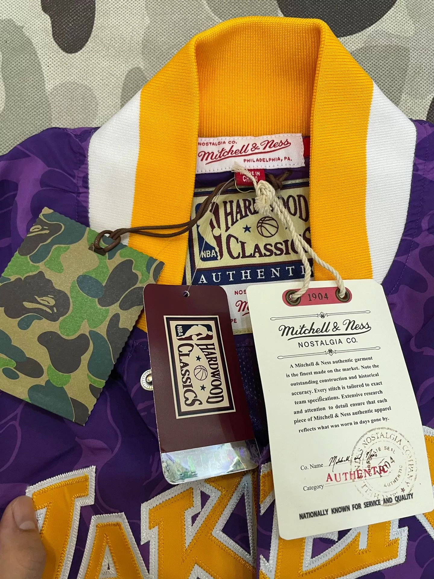 Bape Bape Itche Purple-gold Shark Jacket Size US M / EU 48-50 / 2 - 7 Thumbnail
