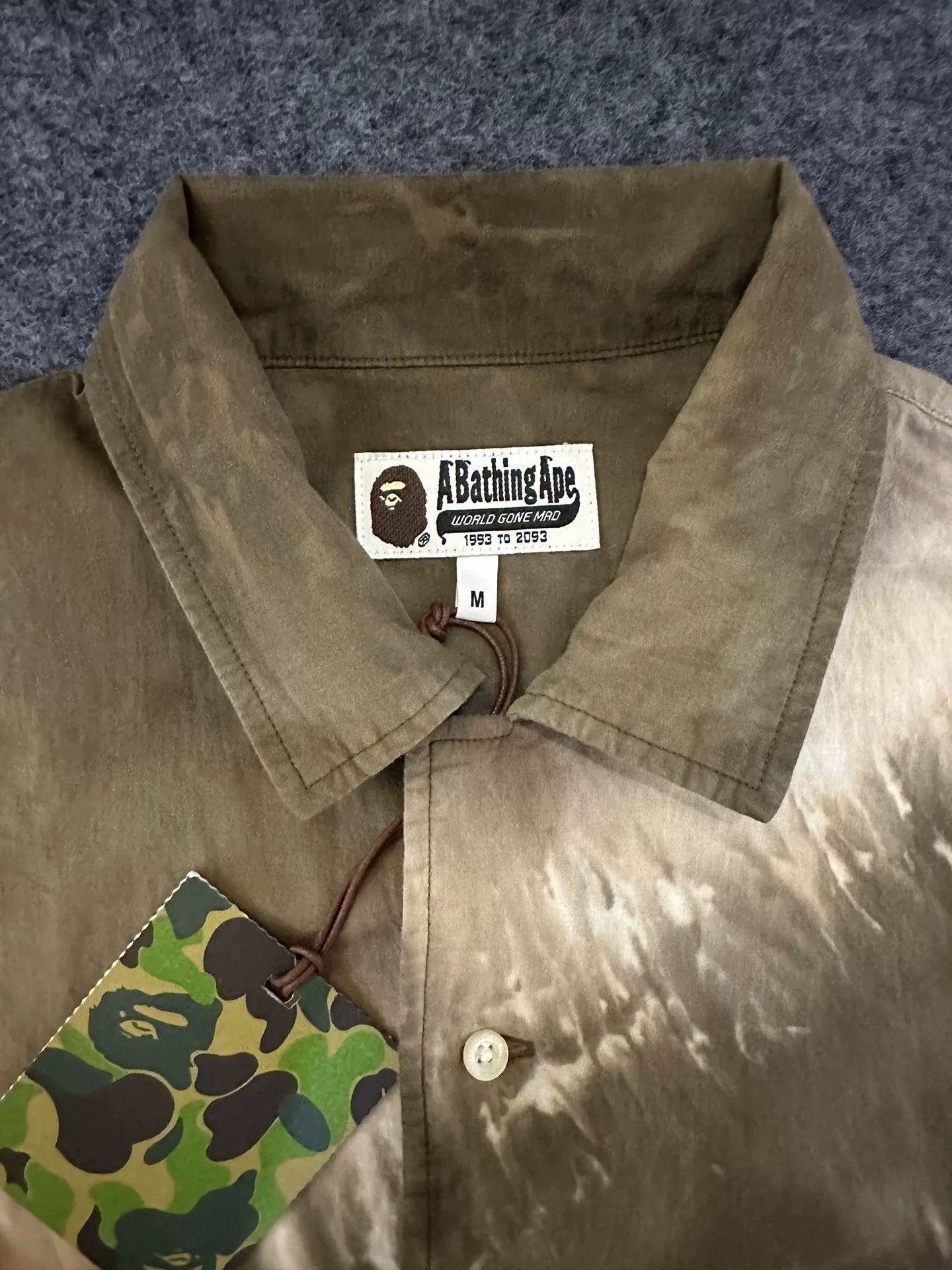 Bape Bape Multi Glow Short Sleeve Shirt Size US M / EU 48-50 / 2 - 5 Thumbnail