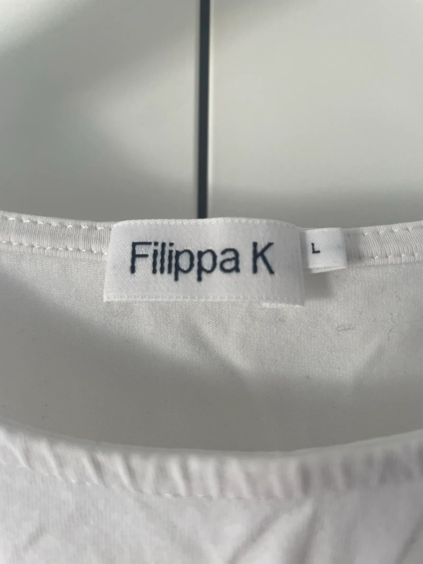 Filippa K Filippa K Cotton Stretch Elbow Sleeve Sweater Size L / US 10 / IT 46 - 4 Thumbnail