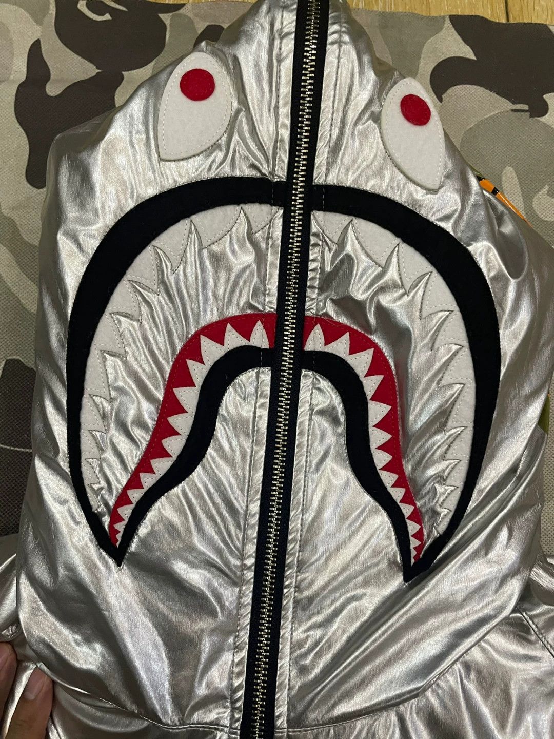 Bape Bape Shark Denim Designer Casual Size US 34 / EU 50 - 2 Thumbnail