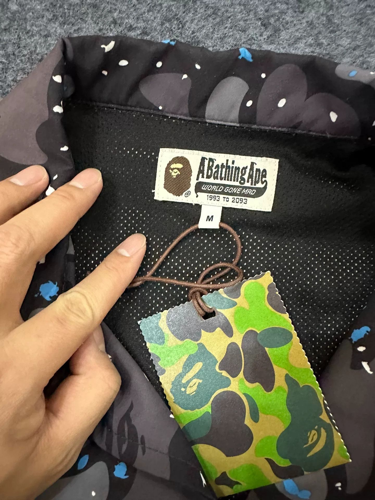 Bape Bape Multi Glow Jacket Outerwear Size US M / EU 48-50 / 2 - 3 Thumbnail