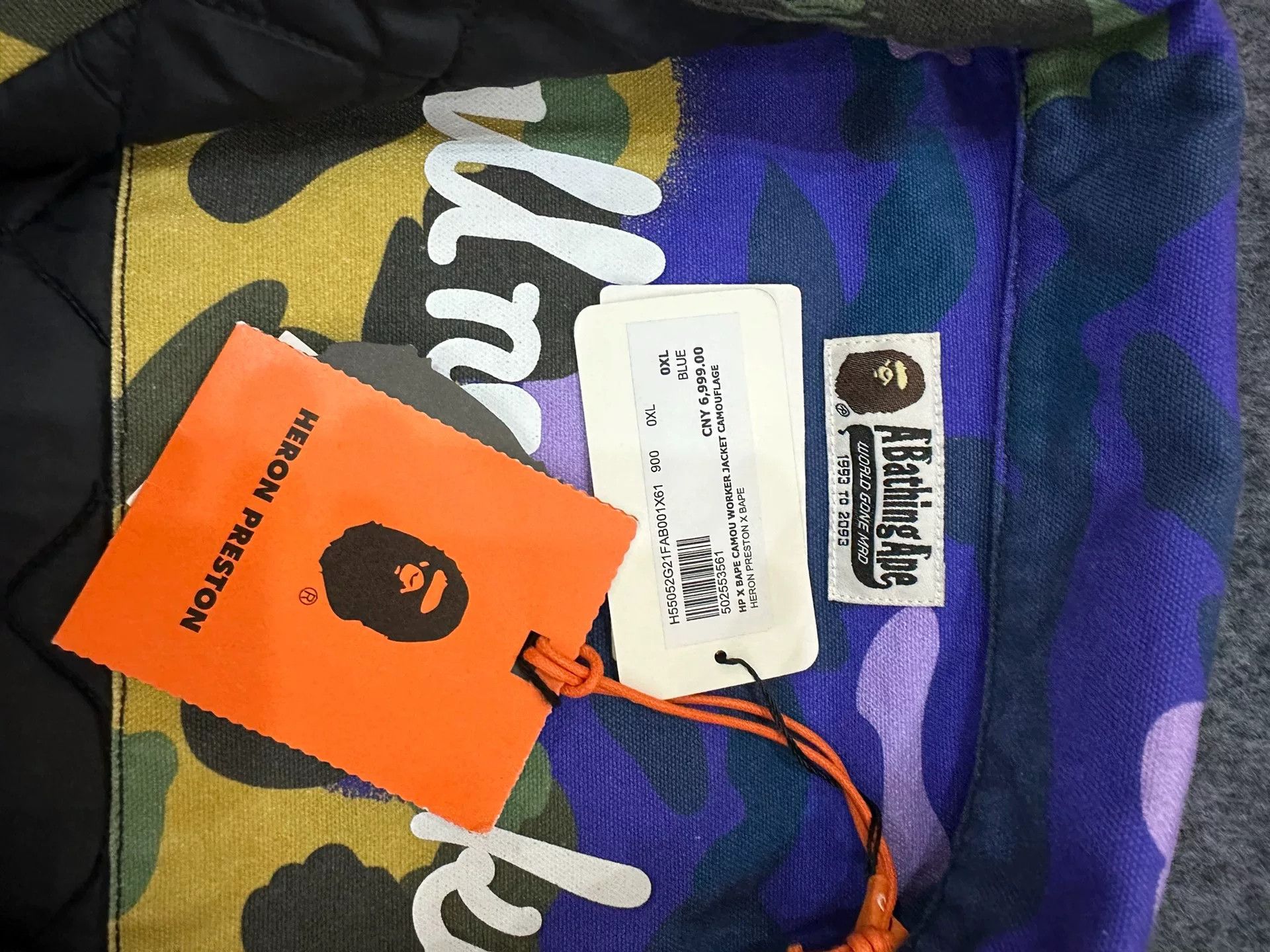 Bape Bape Hp Multi Shark Jacket Outerwear Size US XL / EU 56 / 4 - 4 Thumbnail