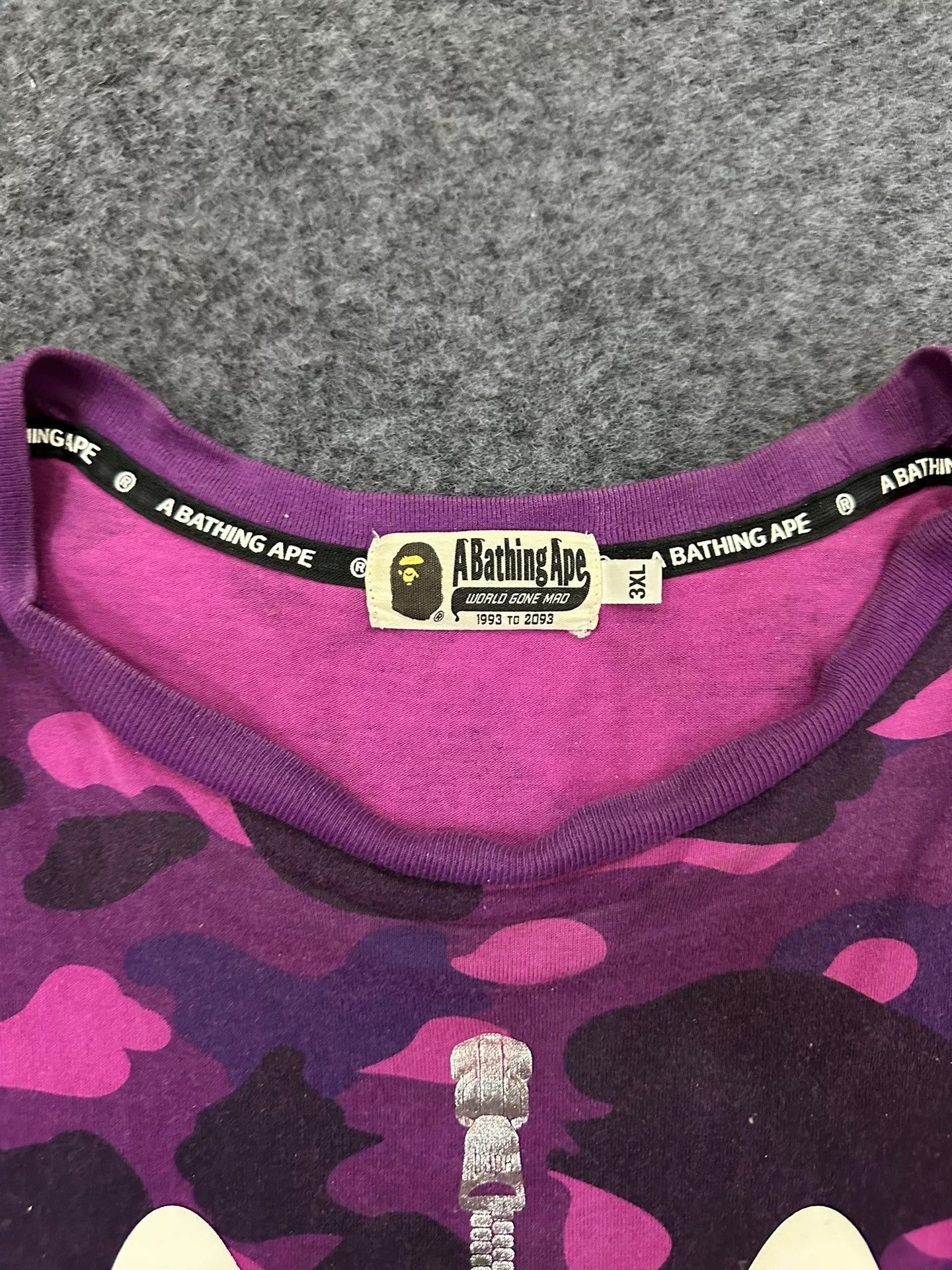 Bape Bape T Multi Shark Long Sleeve Tee Size US XXL / EU 58 / 5 - 4 Thumbnail