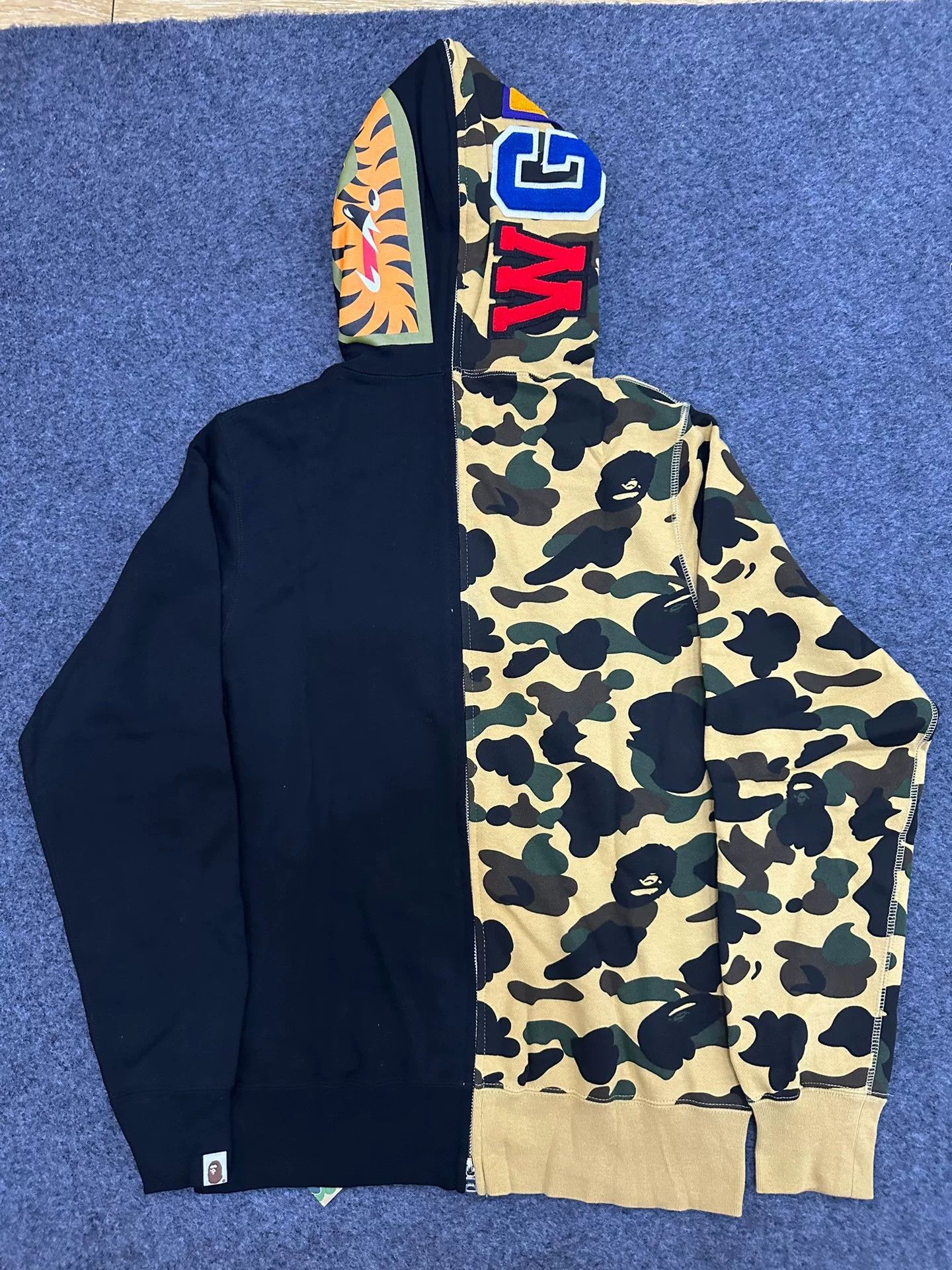 Bape Bape Multi Shark Sweatshirt Pullover Size US L / EU 52-54 / 3 - 2 Thumbnail