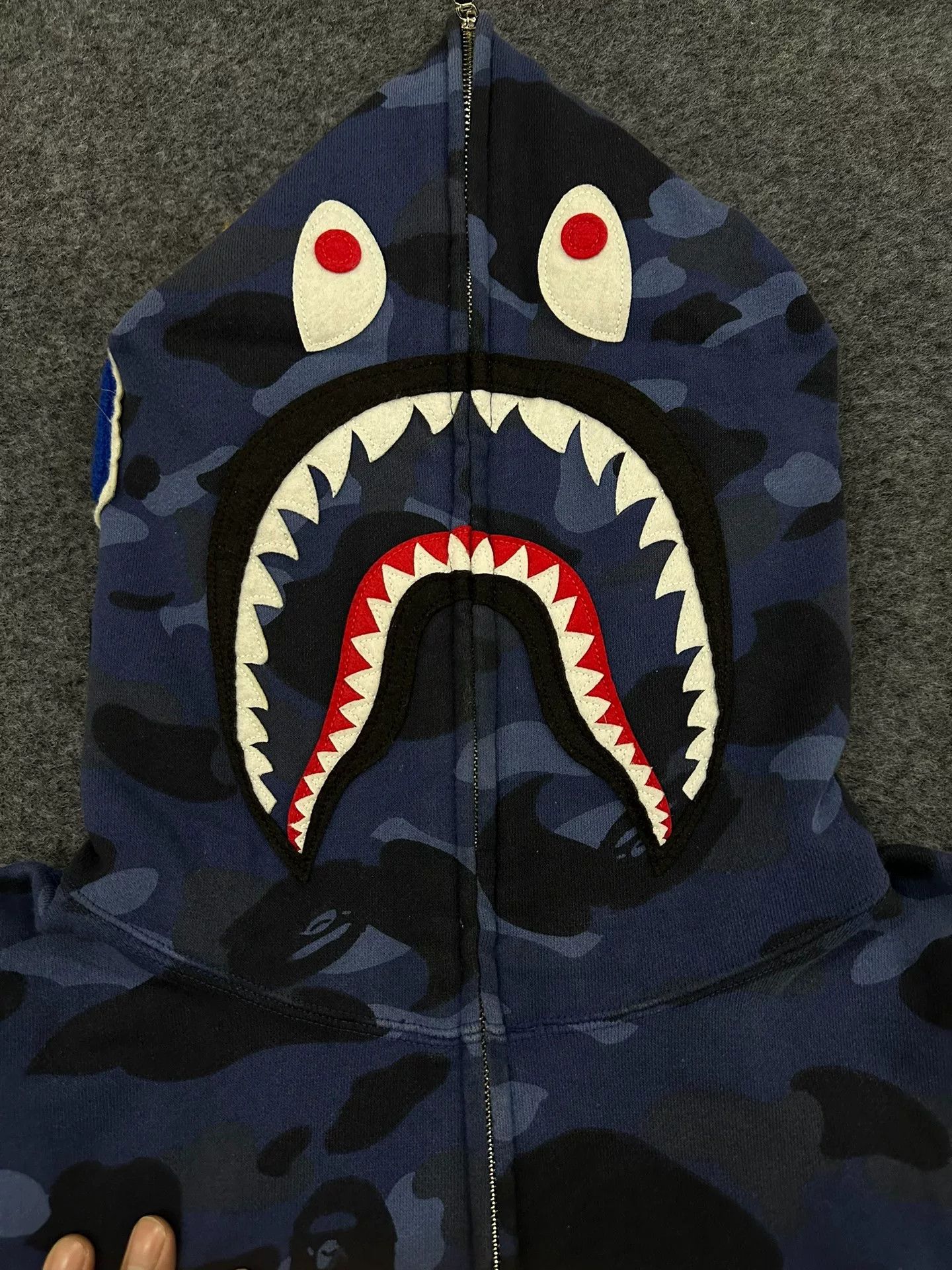 Bape Bape P G Multi Shark Sweatshirt Size US XL / EU 56 / 4 - 3 Thumbnail
