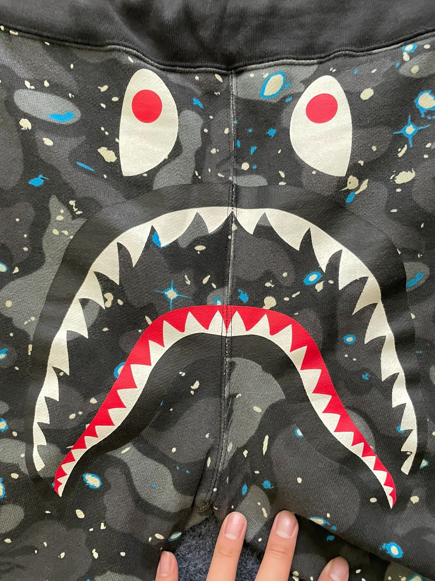 Bape Bape Multi Shark Denim Designer Size US 34 / EU 50 - 4 Thumbnail