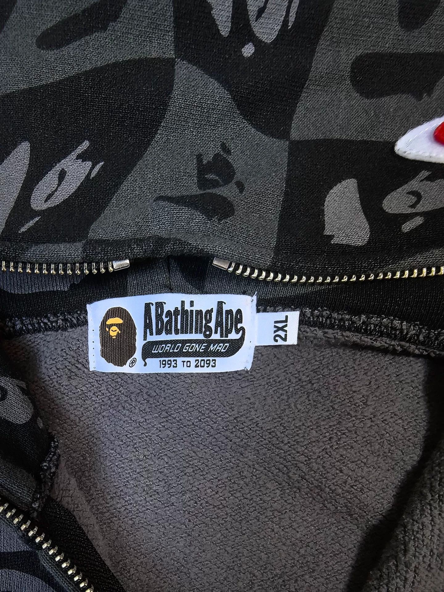 Bape Bape X Multi Shark Sweatshirt Pullover Size US XXL / EU 58 / 5 - 3 Thumbnail