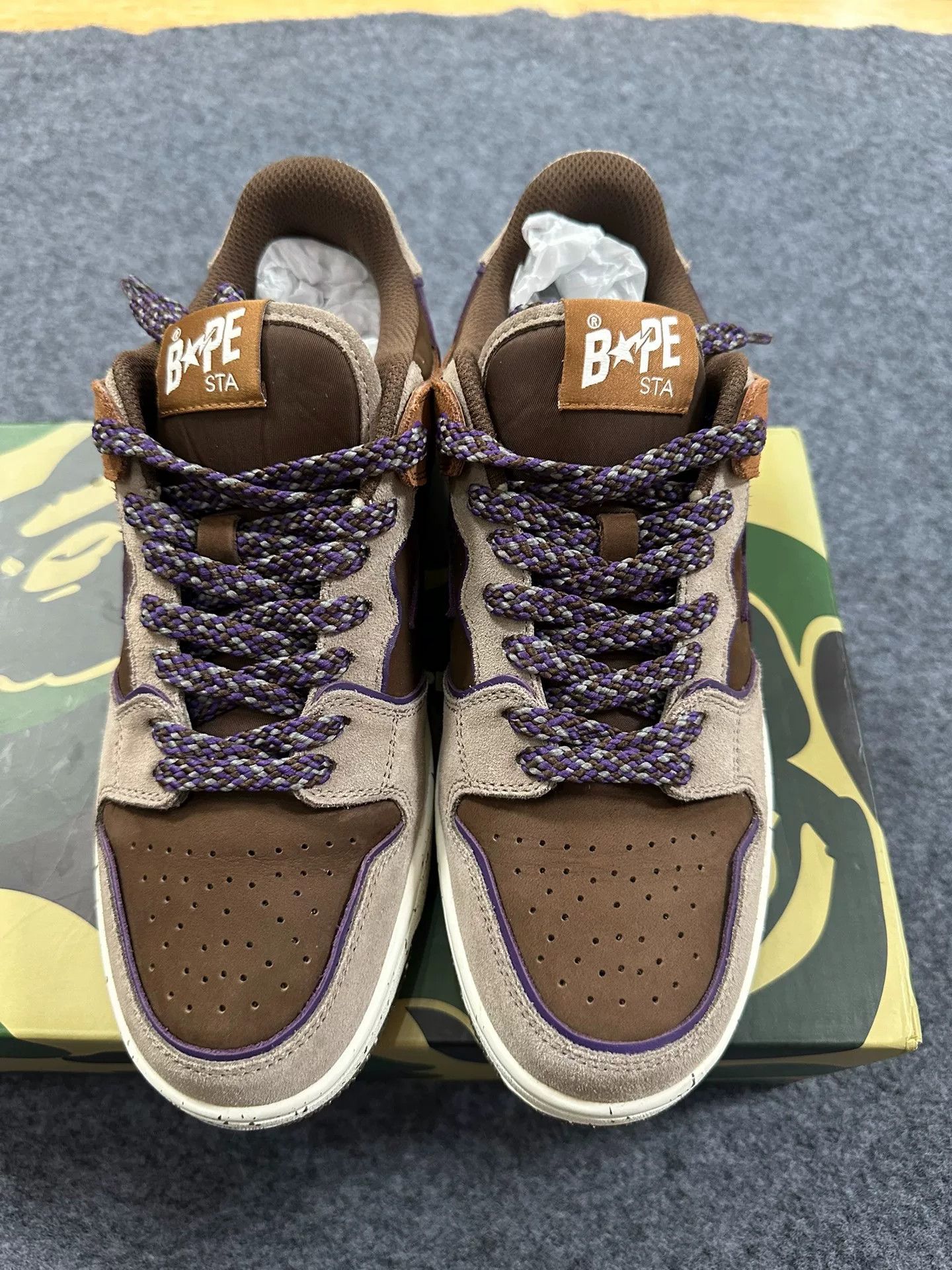 Bape Bape Ta Multi Shark Shoes Low Top Size US 11 / EU 44 - 2 Thumbnail