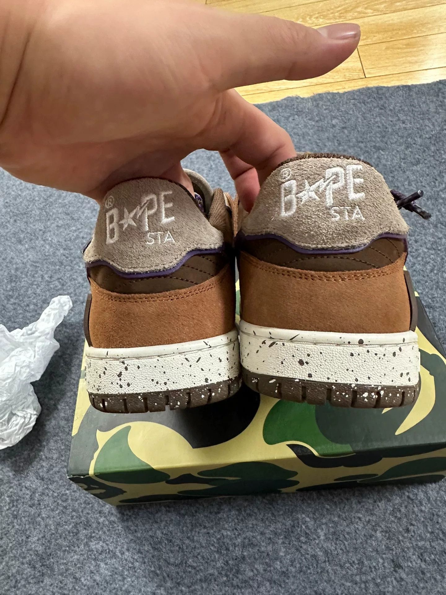 Bape Bape Ta Multi Shark Shoes Low Top Size US 11 / EU 44 - 5 Thumbnail