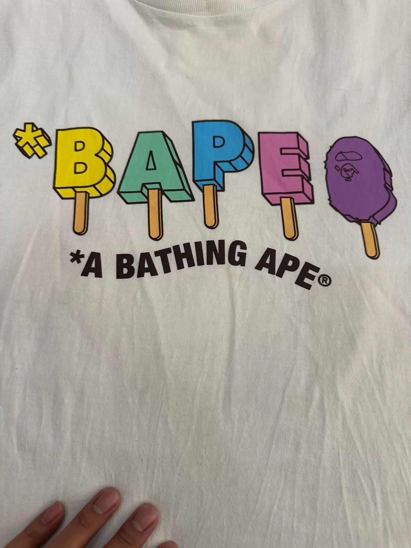 Bape Bape T White Shark T-Shirt Casual Size US XXL / EU 58 / 5 - 3 Thumbnail