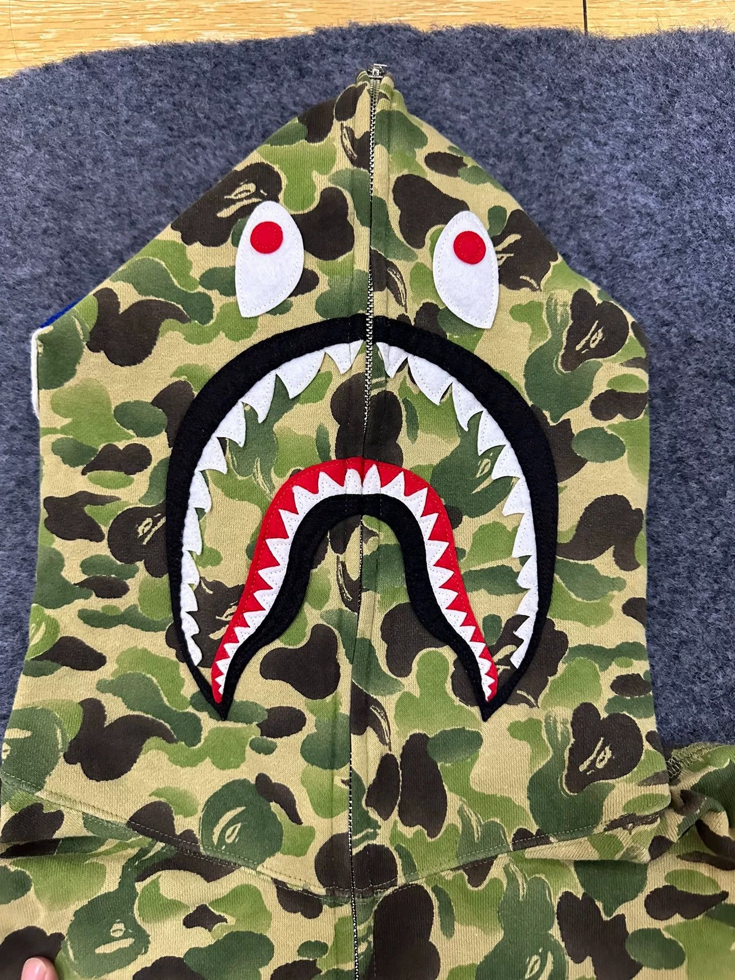 Bape Bape X Multi Shark Sweatshirt Pullover Size US XXL / EU 58 / 5 - 3 Thumbnail