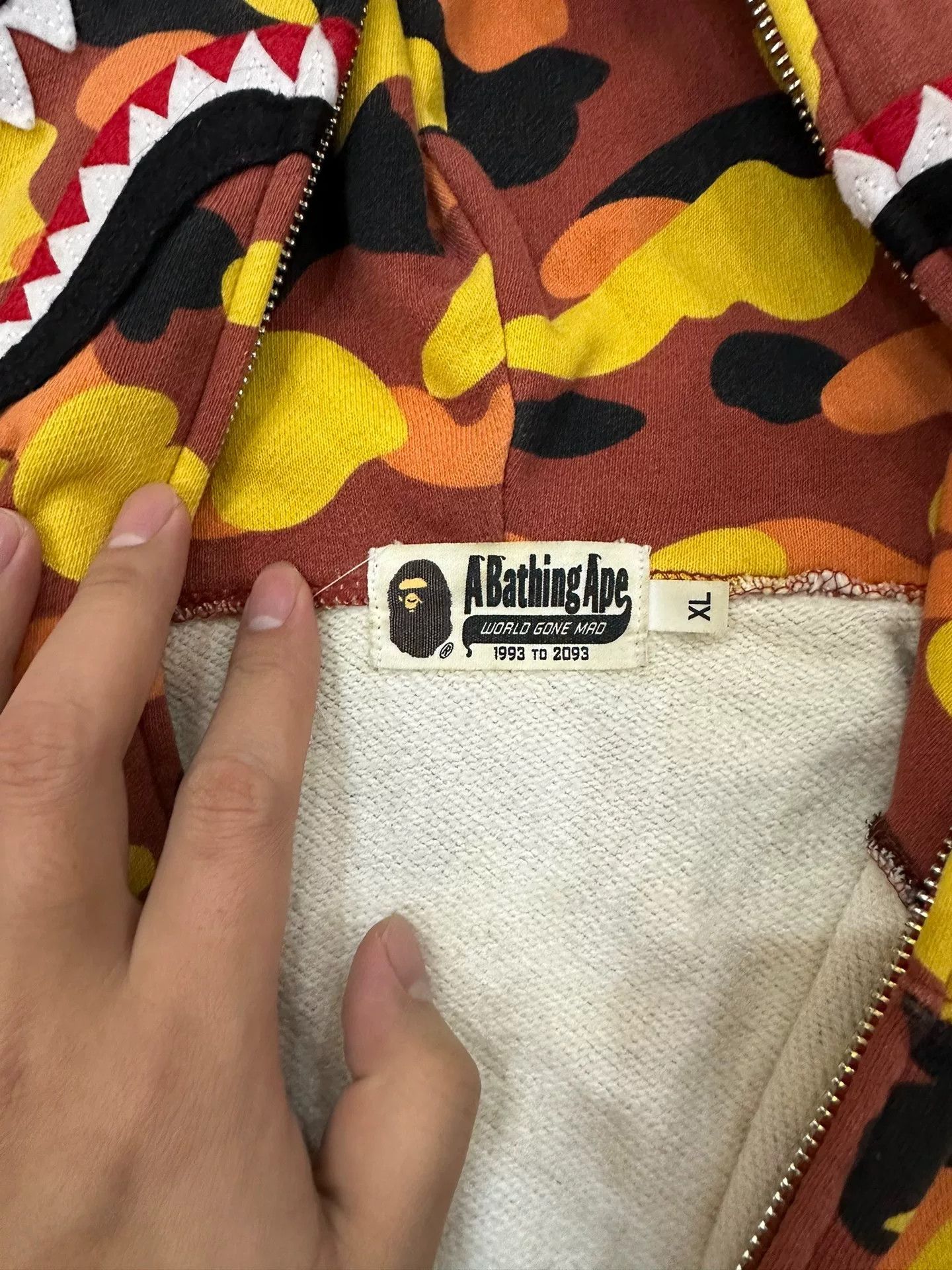 Bape Bape Multi Shark Sweatshirt Pullover Size US XL / EU 56 / 4 - 4 Thumbnail