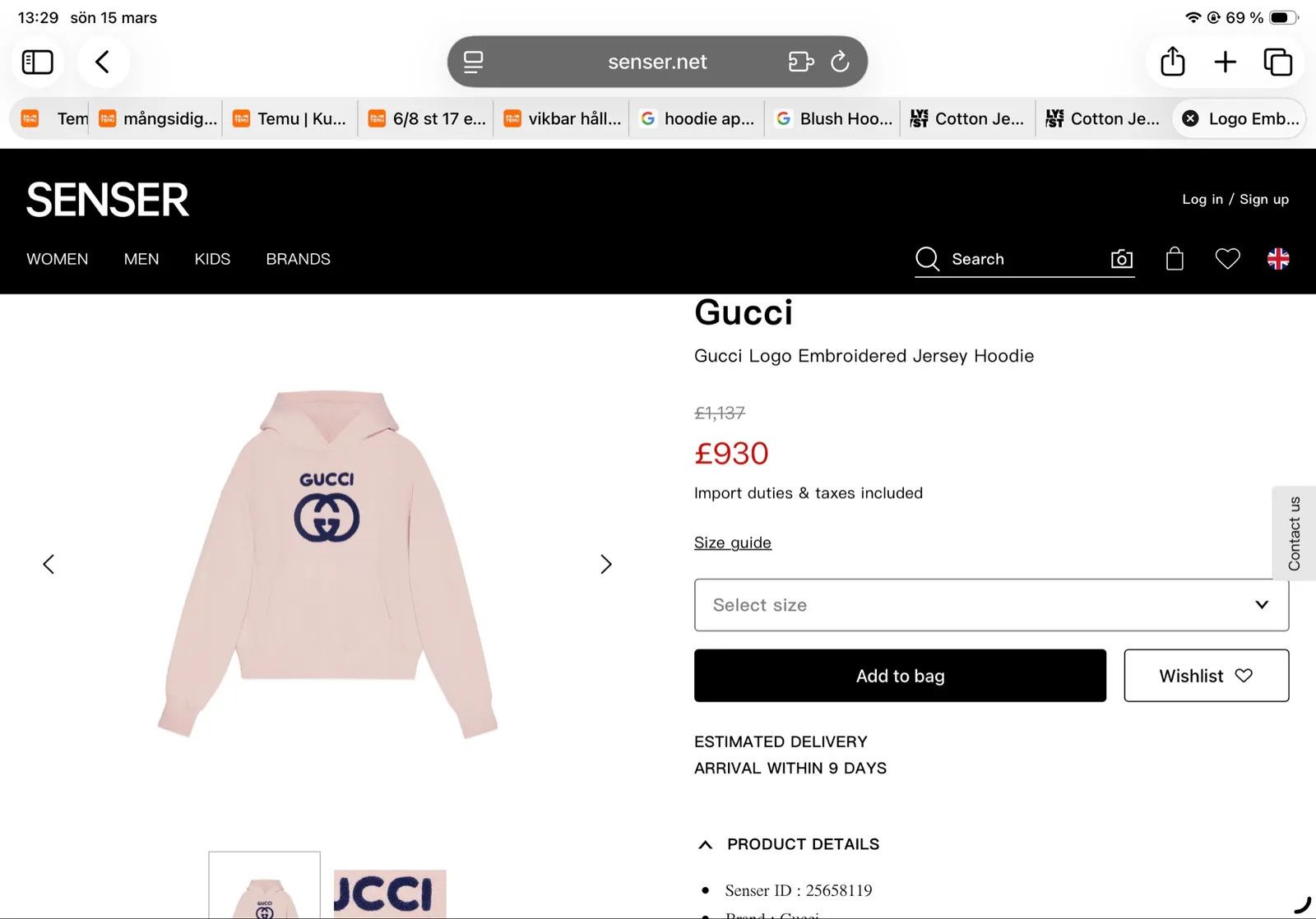 Gucci Gucci Hoodie Size XS / US 0-2 / IT 36-38 - 3 Thumbnail