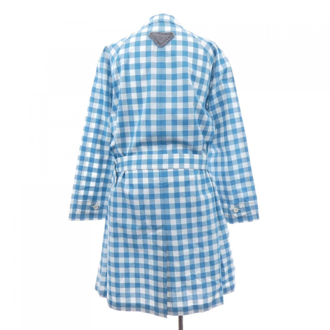 Prada Prada Prada Check Coat Textile Outerwear SGC215S231120B DUTY FREE for USA Size ONE SIZE - 2 Thumbnail