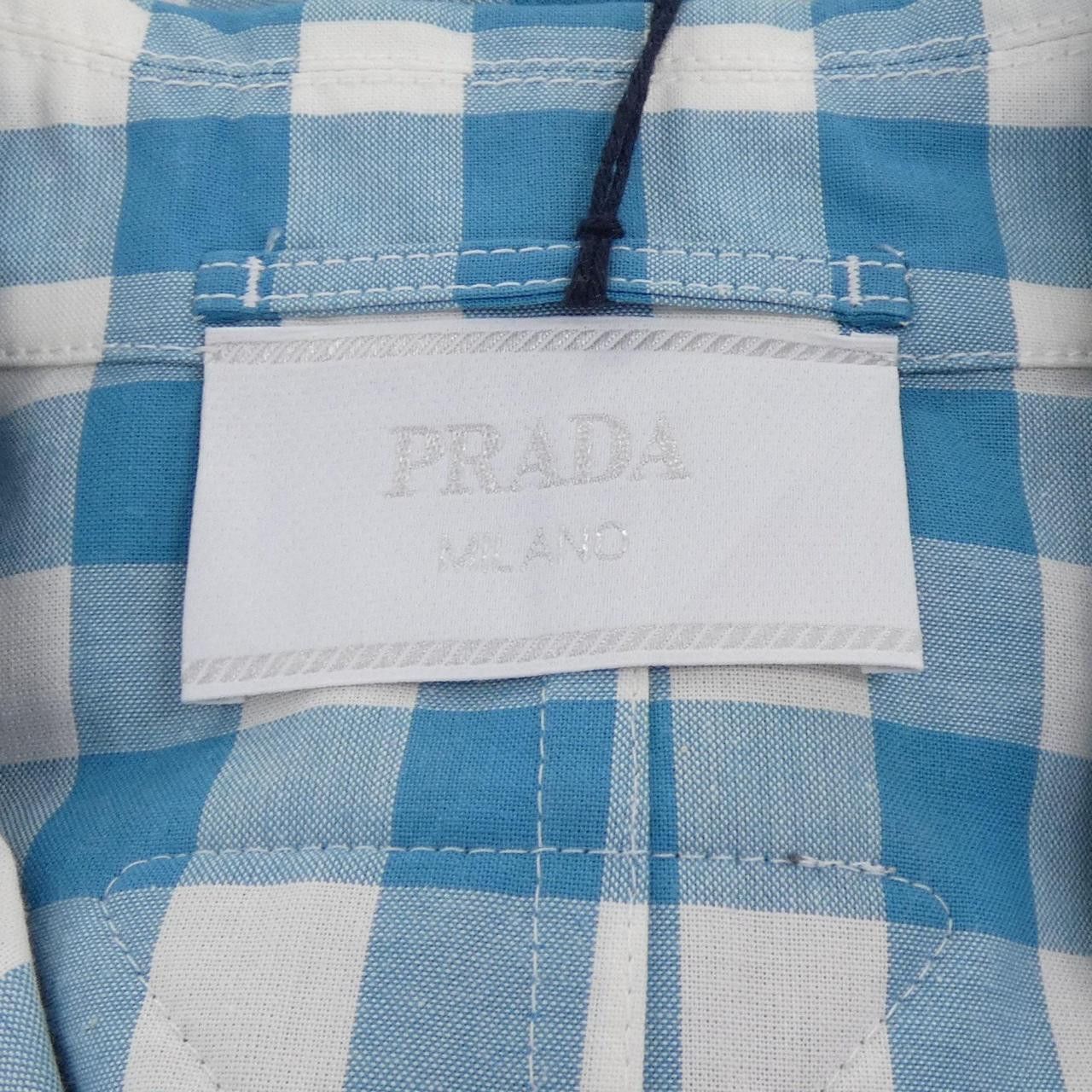 Prada Prada Prada Check Coat Textile Outerwear SGC215S231120B DUTY FREE for USA Size ONE SIZE - 4 Thumbnail