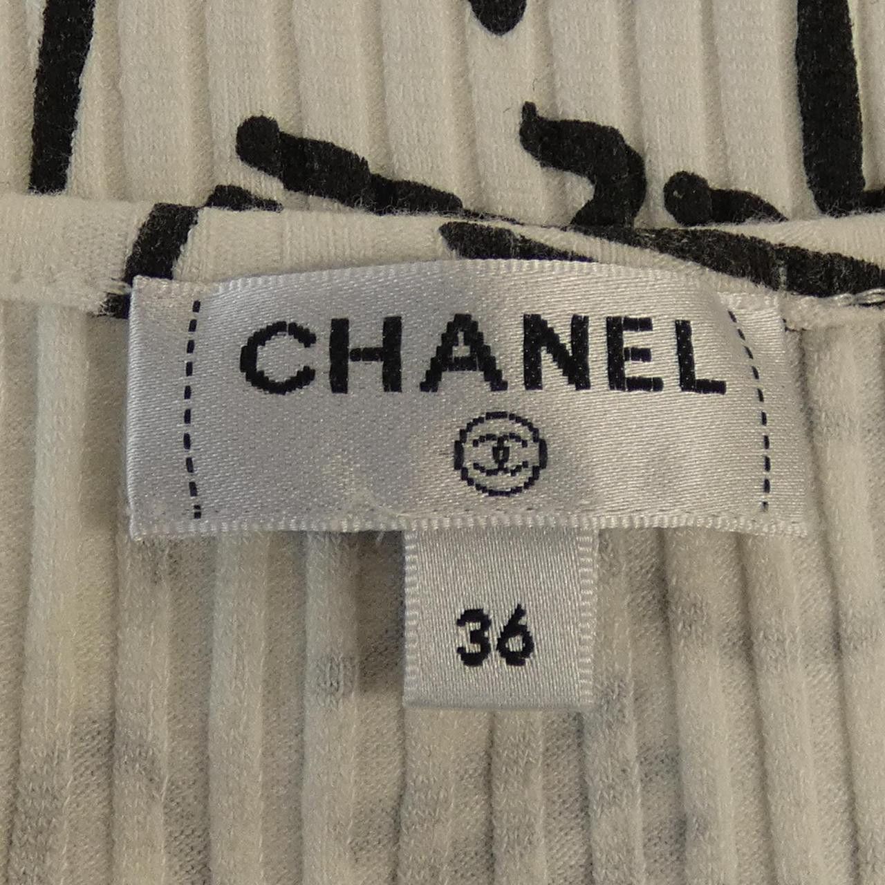 Chanel Chanel Chanel T Shirt Textile T-Shirts P61888V47215 DUTY FREE for USA Size ONE SIZE - 5 Thumbnail