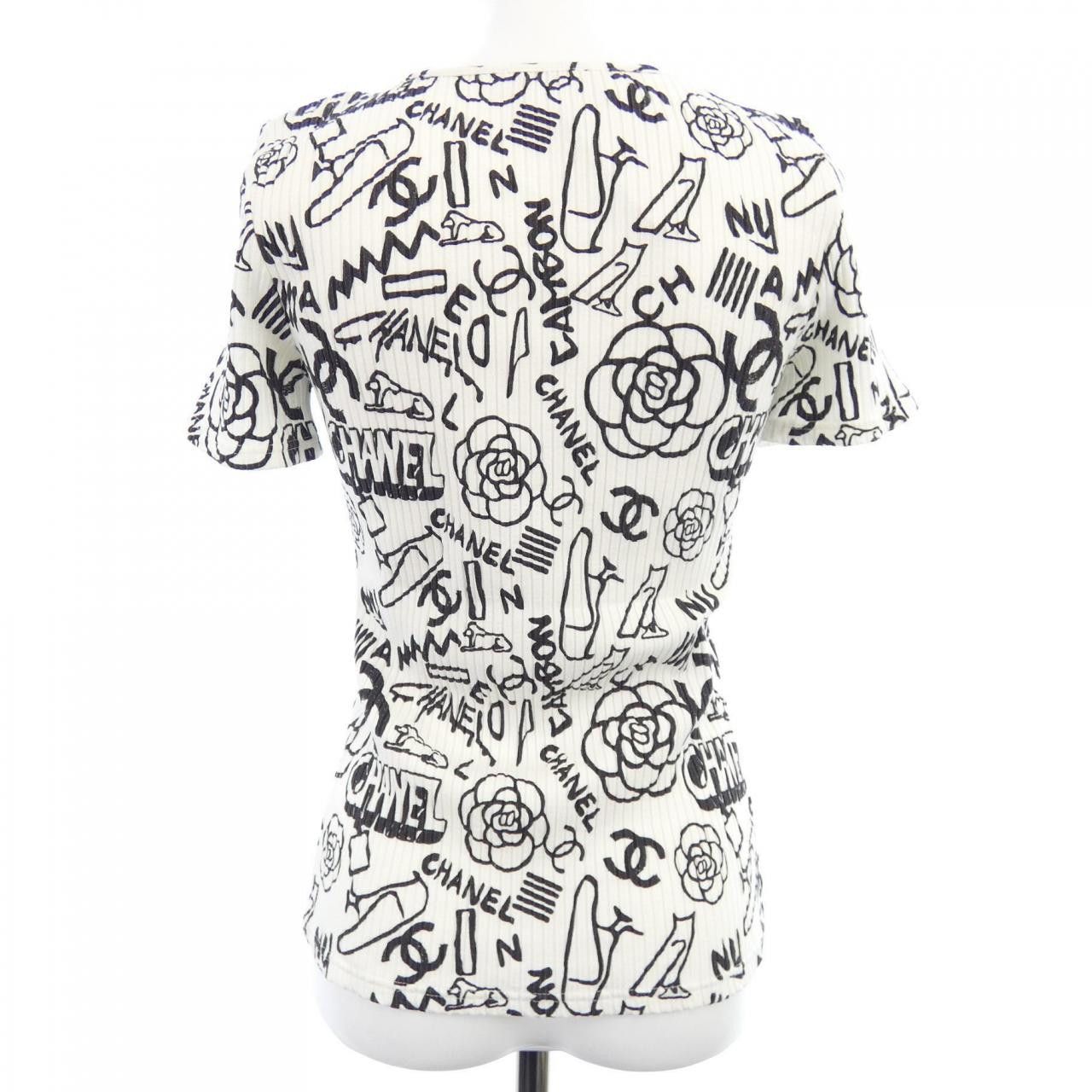 Chanel Chanel Chanel T Shirt Textile T-Shirts P61888V47215 DUTY FREE for USA Size ONE SIZE - 2 Thumbnail