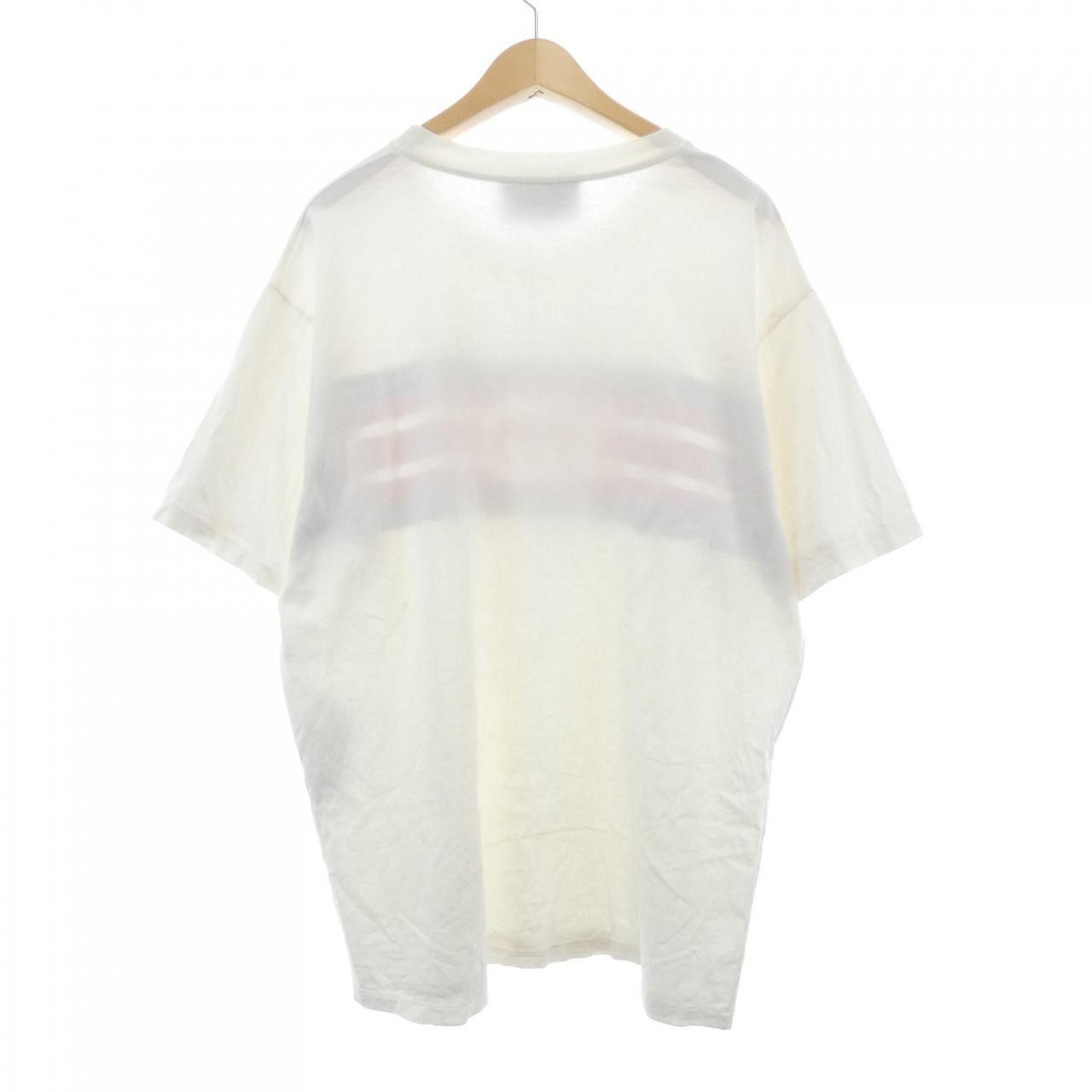 Gucci Gucci Gucci Interlocking G Stripe Print Cotton T Shirt Textile T-Shirts 616036XJDAG DUTY FREE for USA Size ONE SIZE - 2 Thumbnail